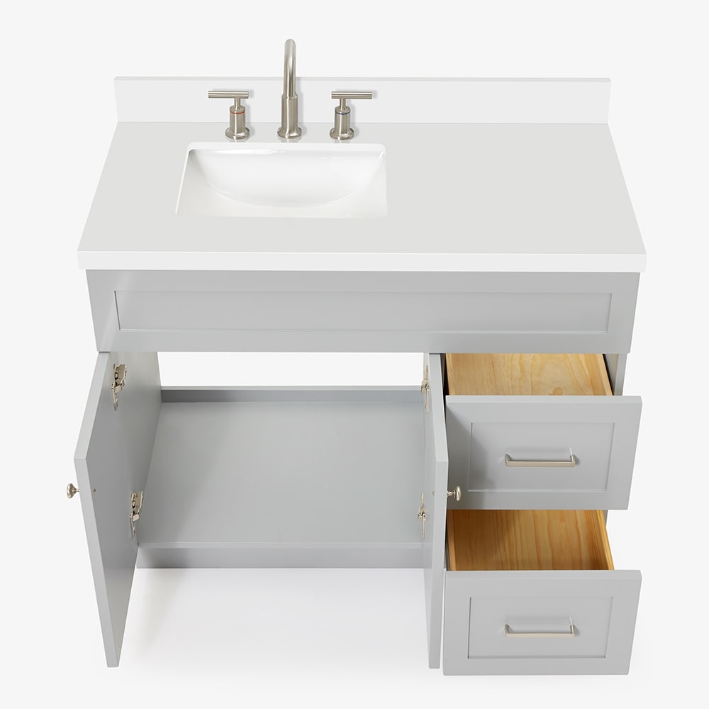 ARIEL F043SLWQRVOGRY Bath-Vanity-Combo - View #6
