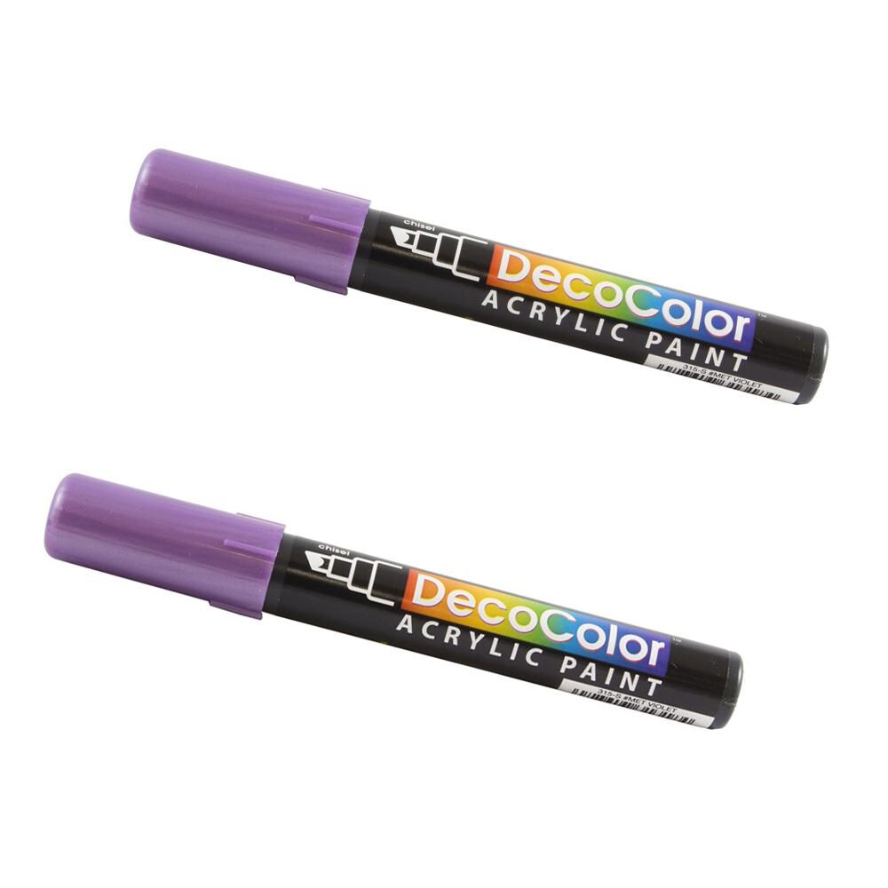 Dual Tip Metallic Markers, Metalic Paint Pen With Chisel Tip
