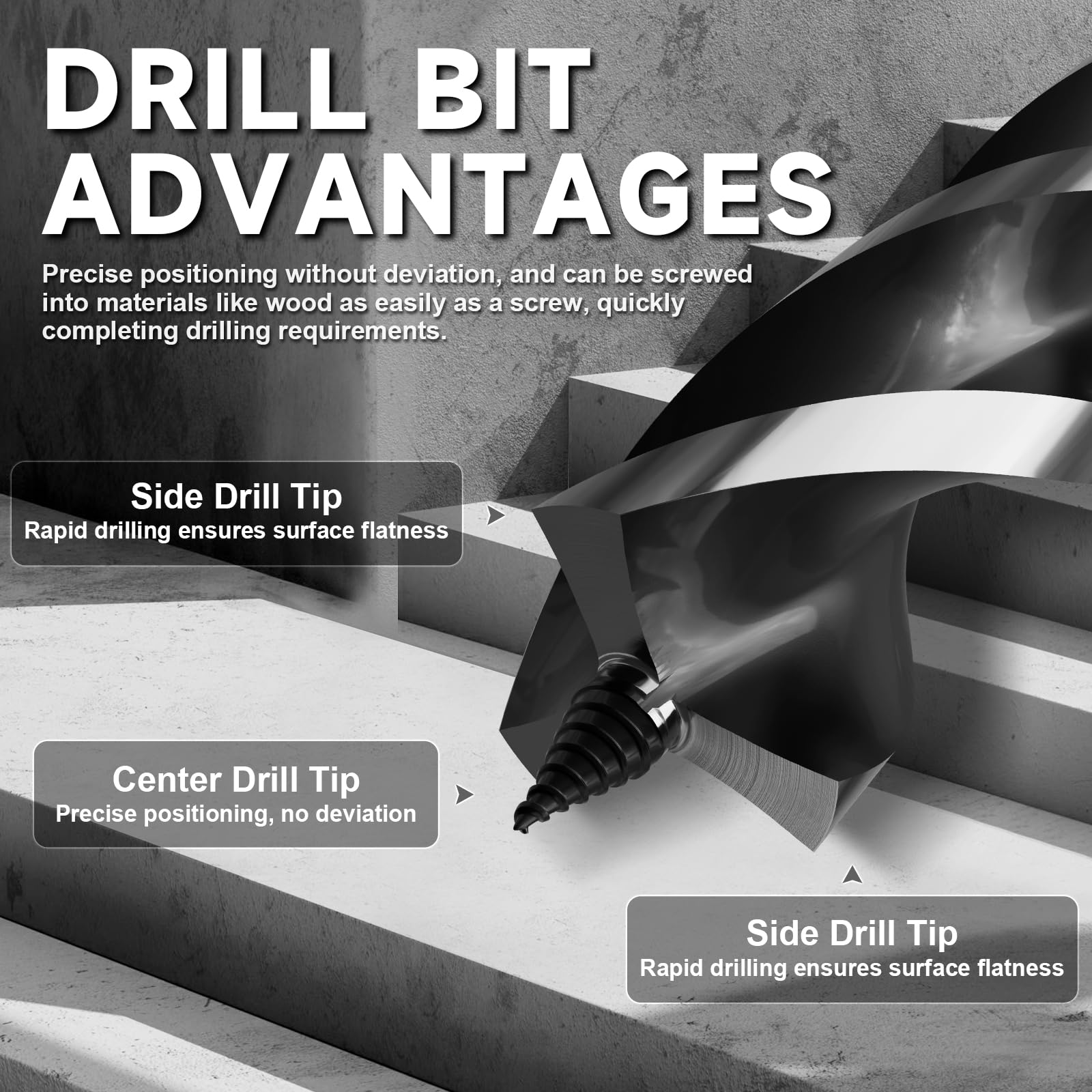 Vrbgify LVG0625V066 Metal-Twist-Drill-Bits - View #2