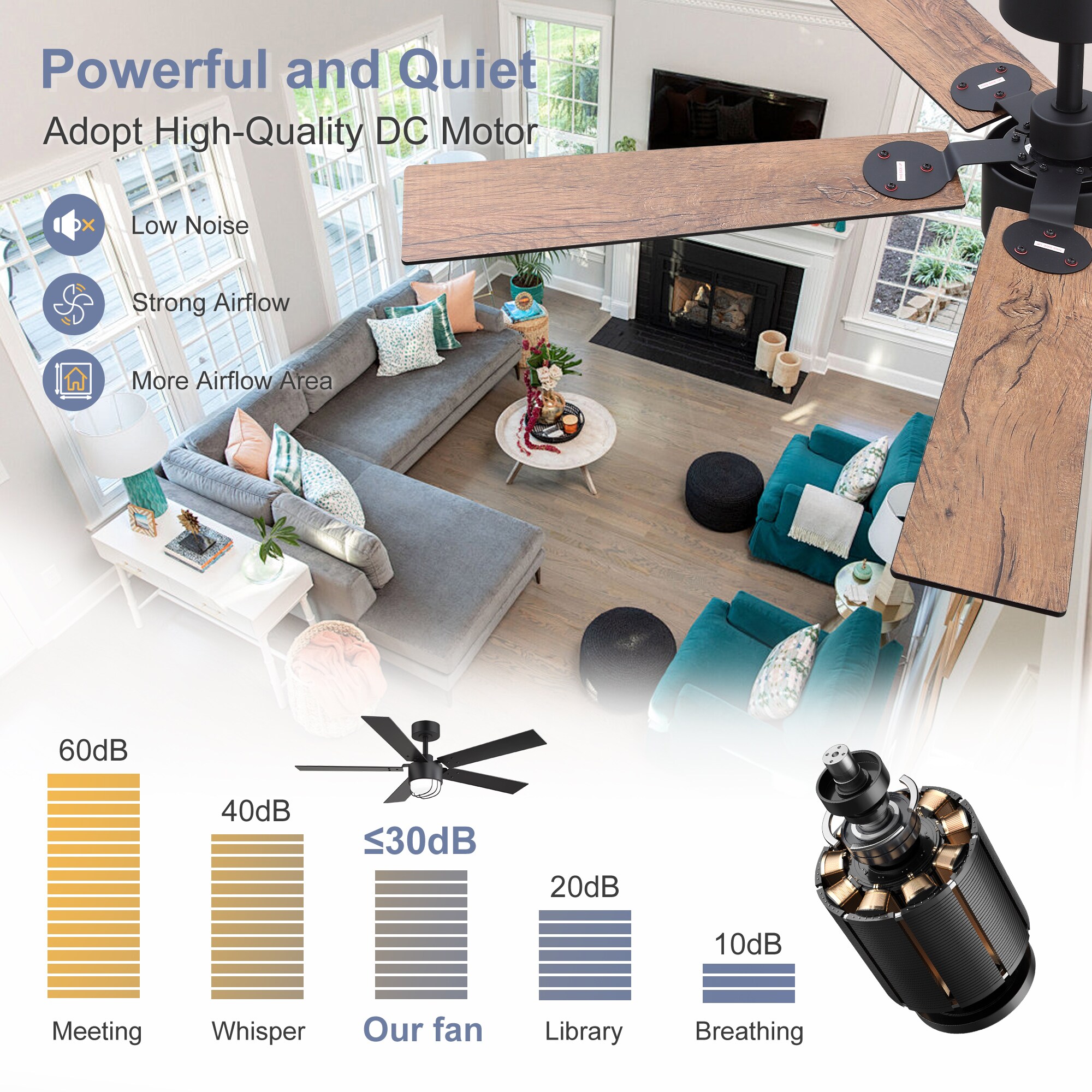 Airsurfer AS-29023-BK Ceiling-Fans - View #8