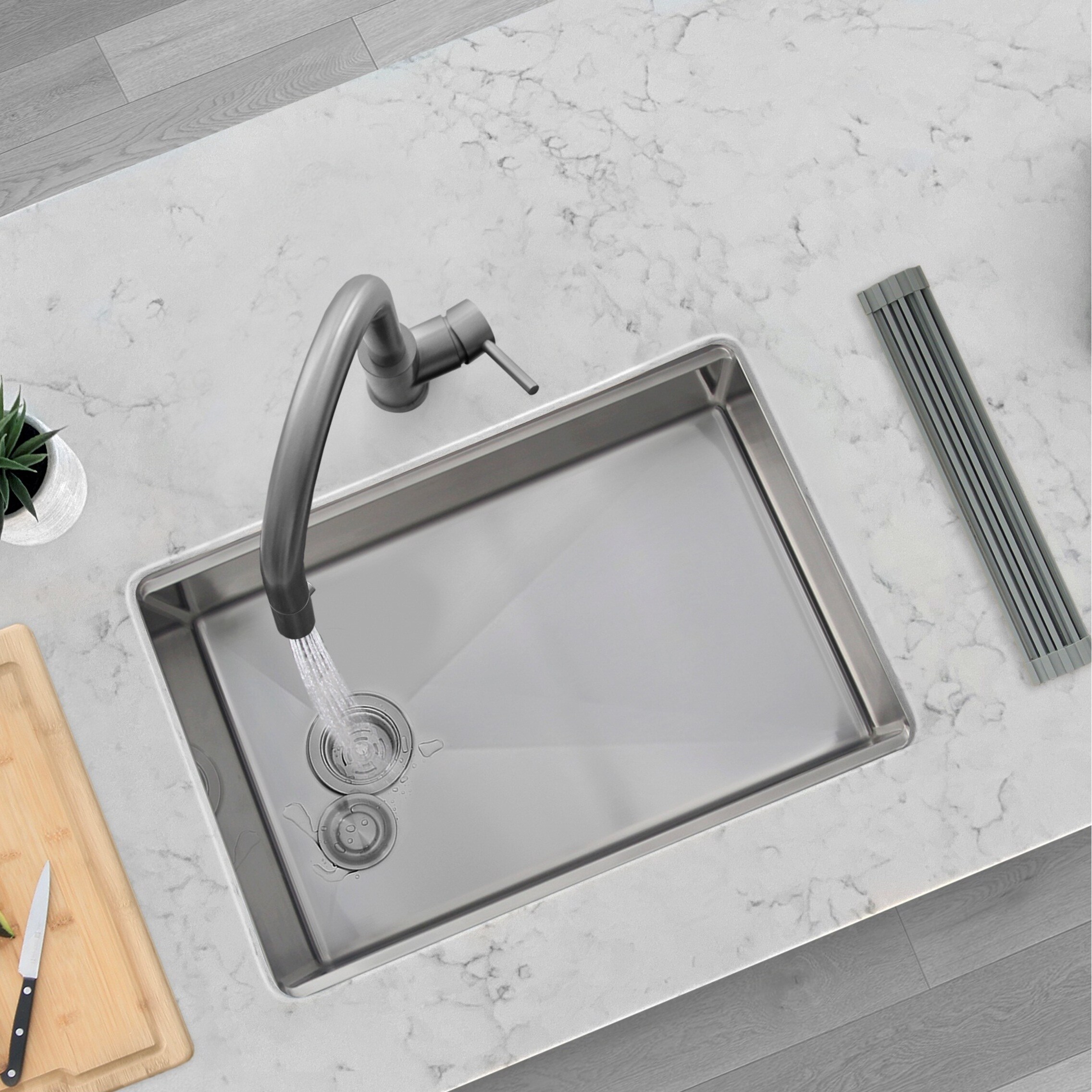 Stylish S-627W Kitchen-Sinks - View #16