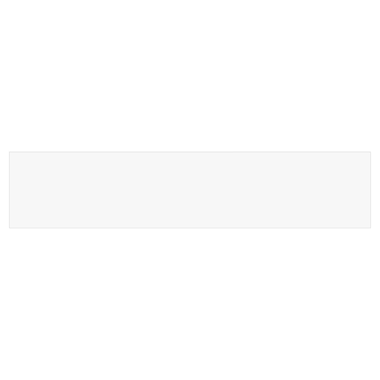 Murella 69100 SPC White Matte 5-in x 24-in Matte Composite Subway Linear Wall Tile (1.66-sq. ft/ Carton)