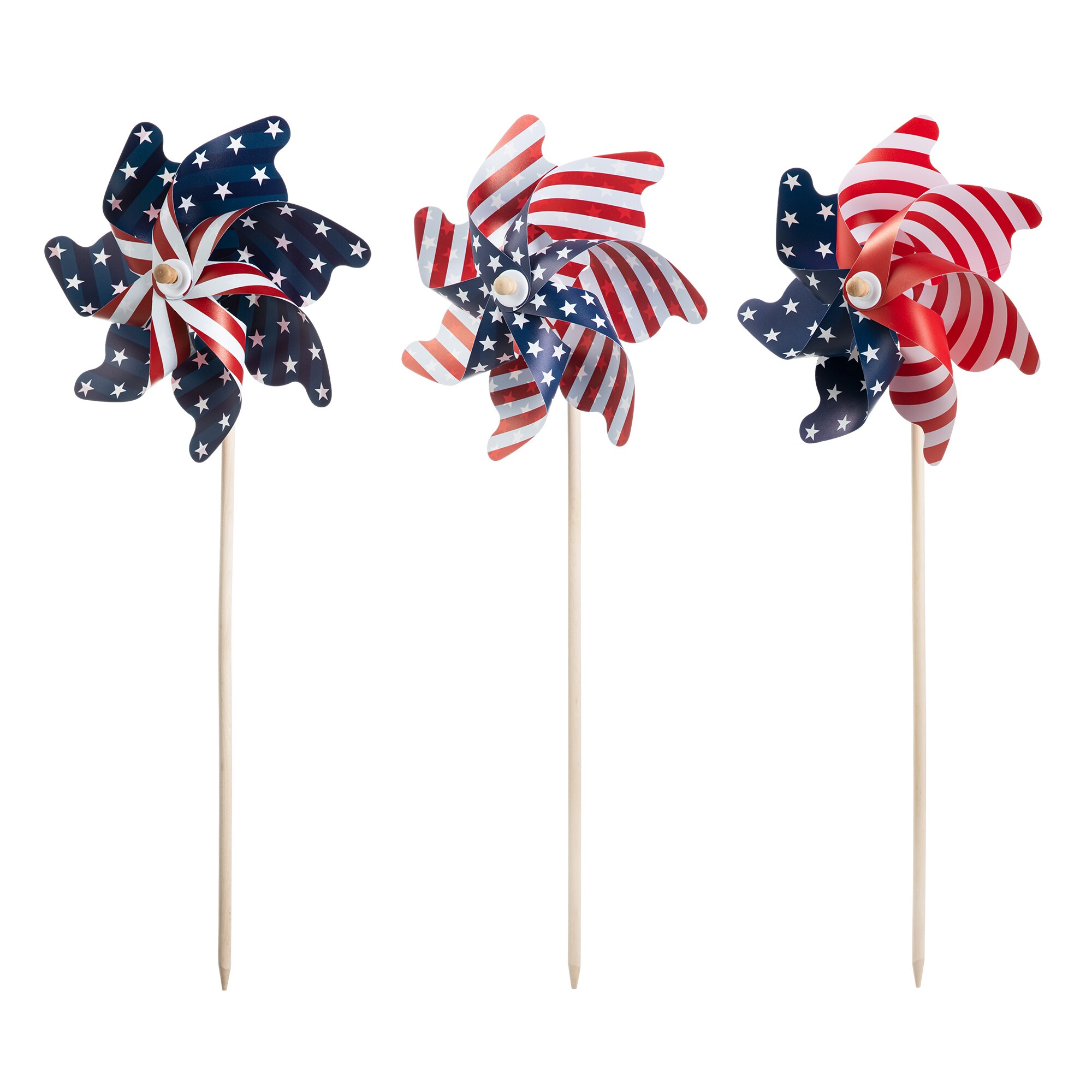 Glitzhome 2039400003 32-in H Fourth of July Yard stake