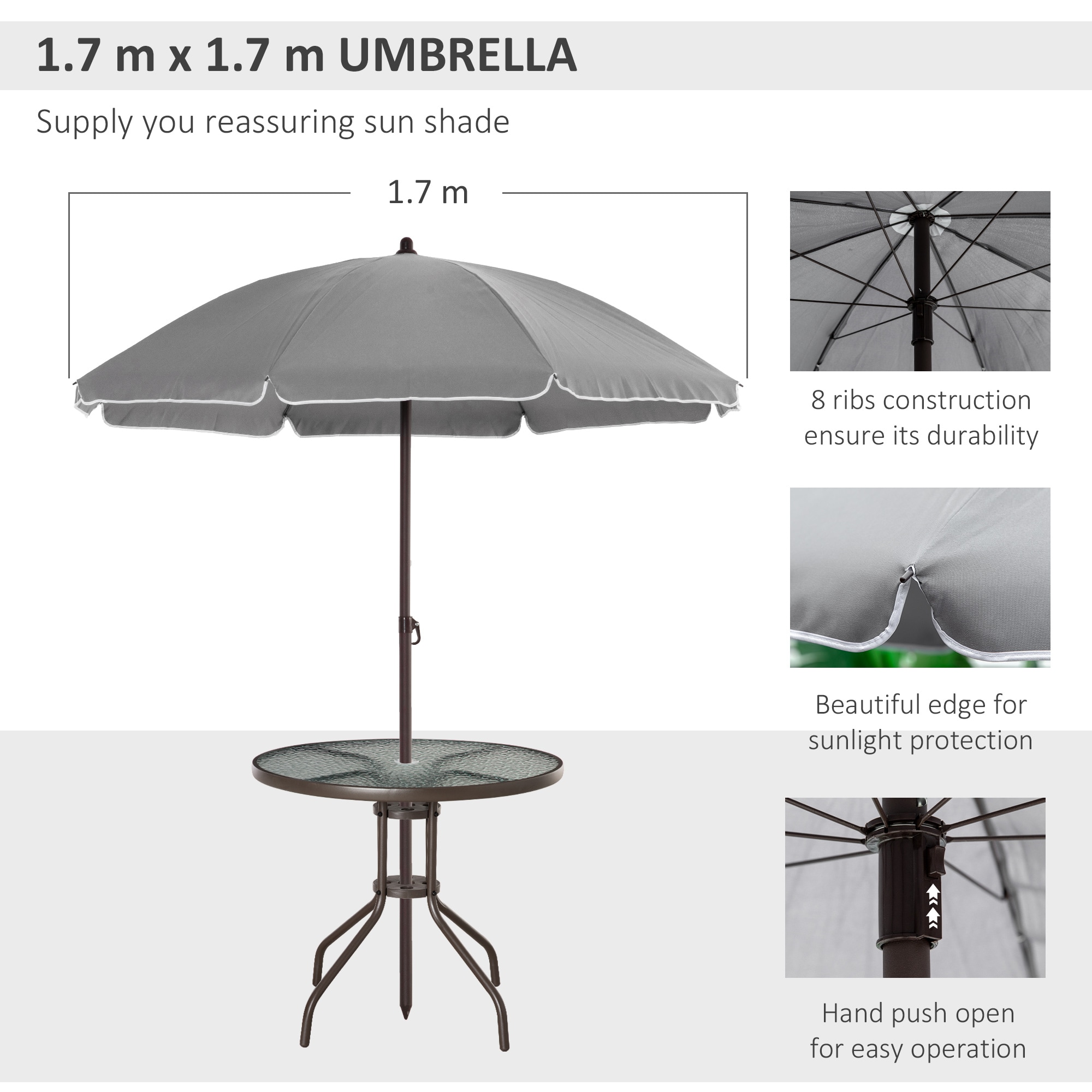 ToolCat BZ2-123-PW Patio-Dining-Sets - View #7