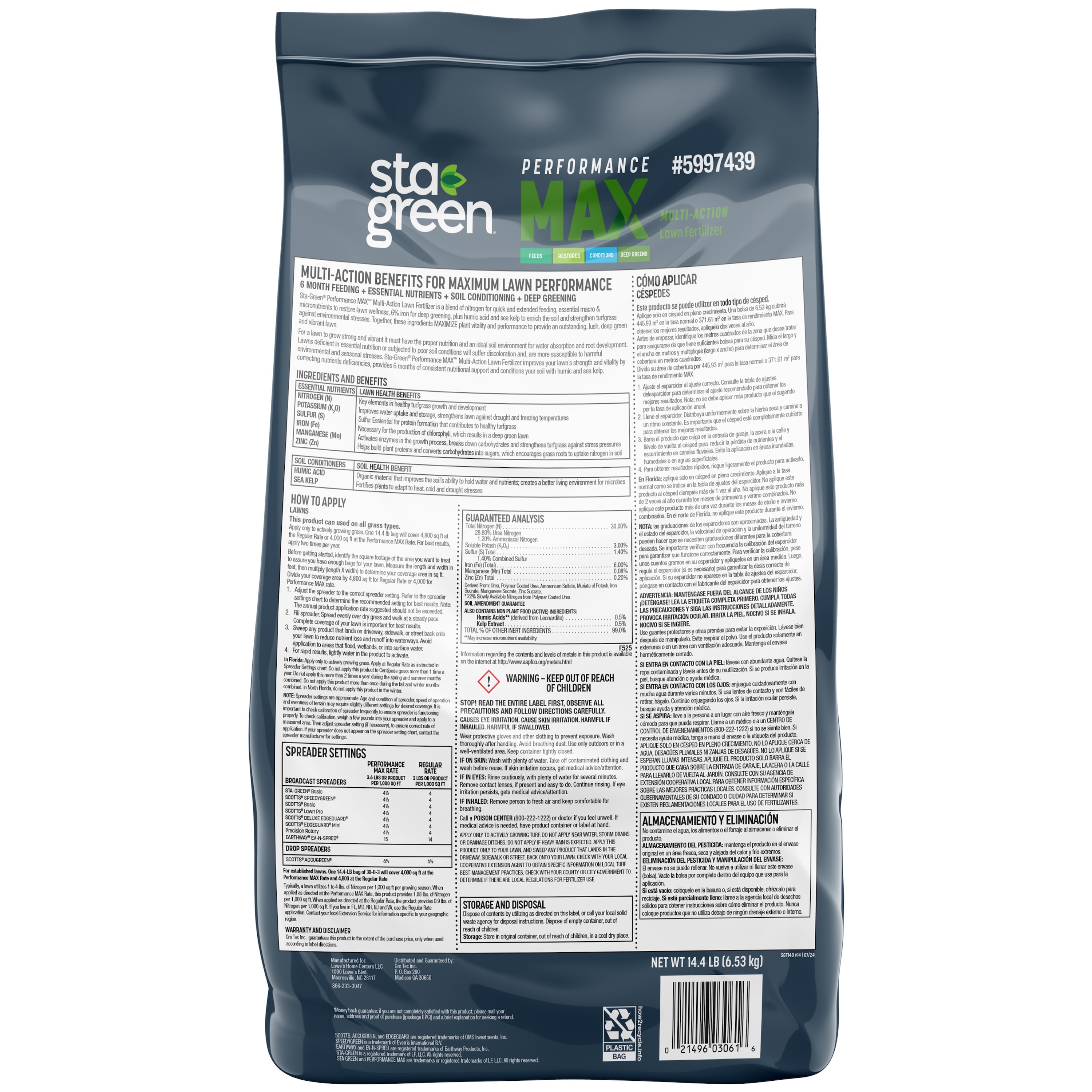 Sta-Green 100551507 Lawn-Fertilizer - View #9