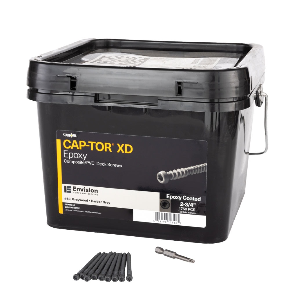 Envision Outdoor Living Products 31004540 #10 x 2-3/4-in Composite Deck Screws ( 1750 -Per Box )