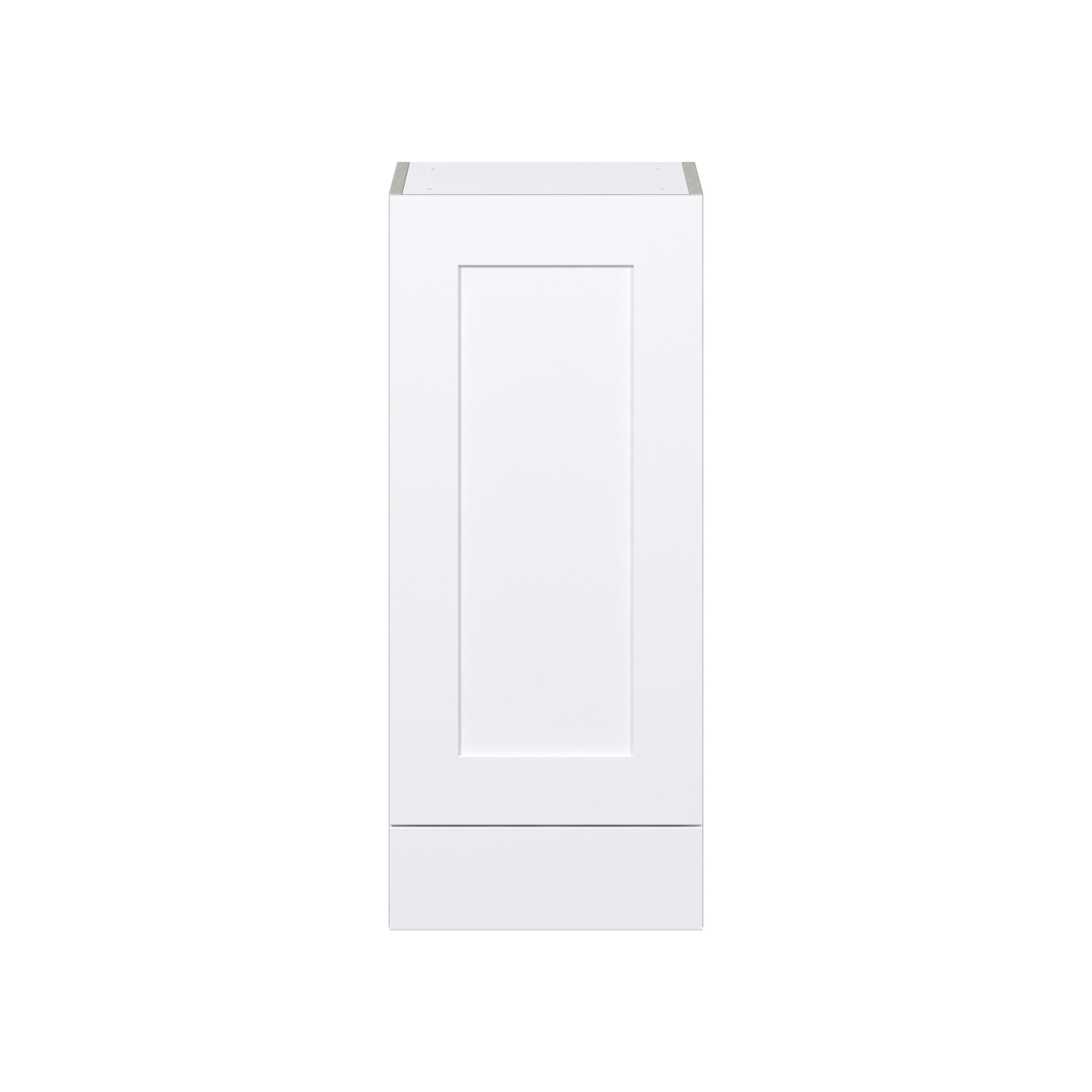 Hugo&Borg Jolie 15-in W x 35-in H x 14-in D Warm White 1-Drawer Wall Fully Assembled Cabinet (Flat Panel Shaker Style)