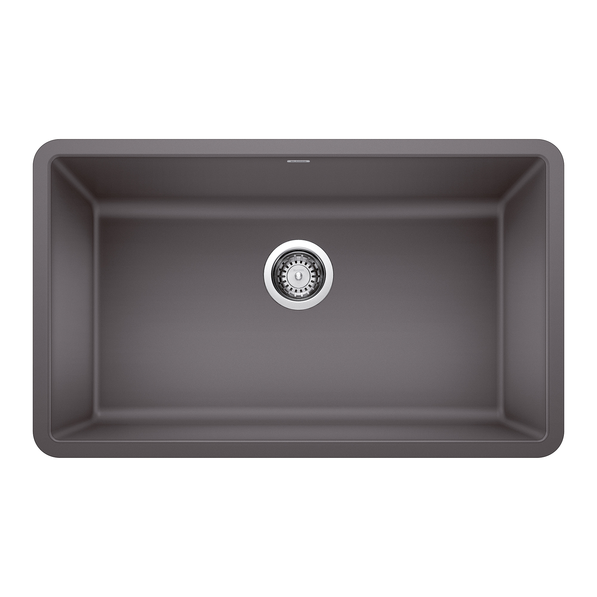 BLANCO 442530 Precis Silgranit Undermount 30-in x 18-in Granite Single bowl Kitchen Sink