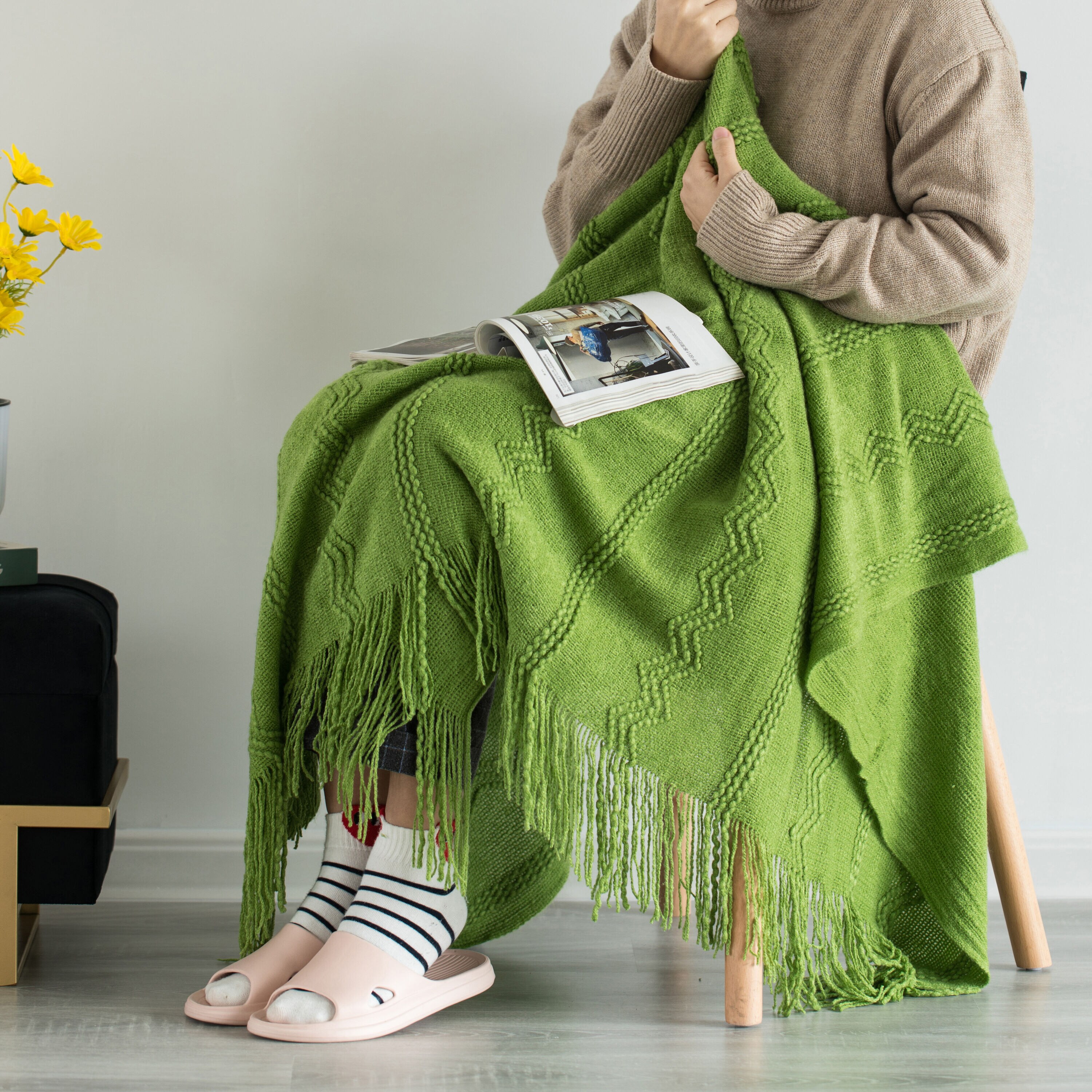 Deerlux QI003967.GN Blankets-And-Throws - View #5