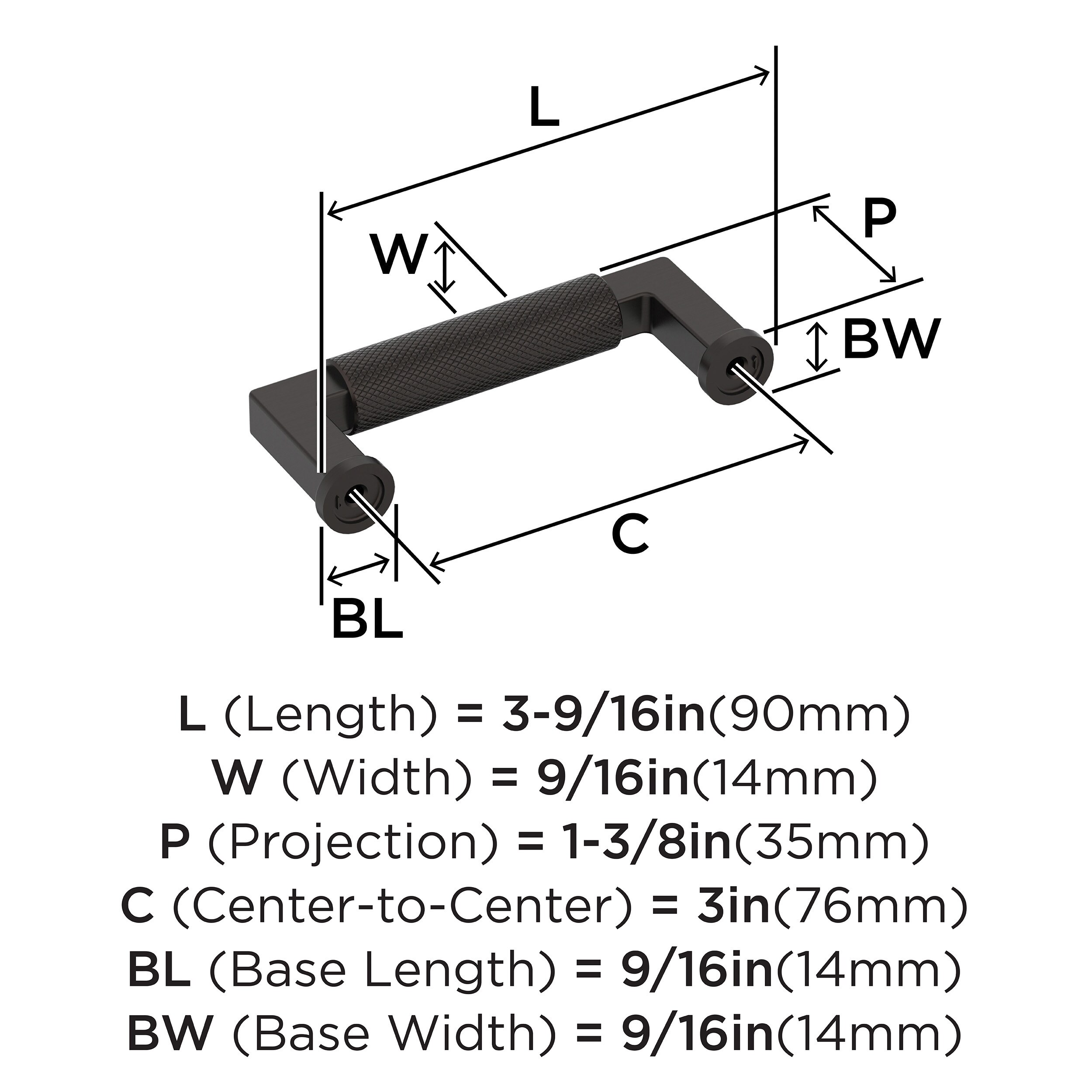 Amerock BP37622ORB Cabinet-Pulls - View #4
