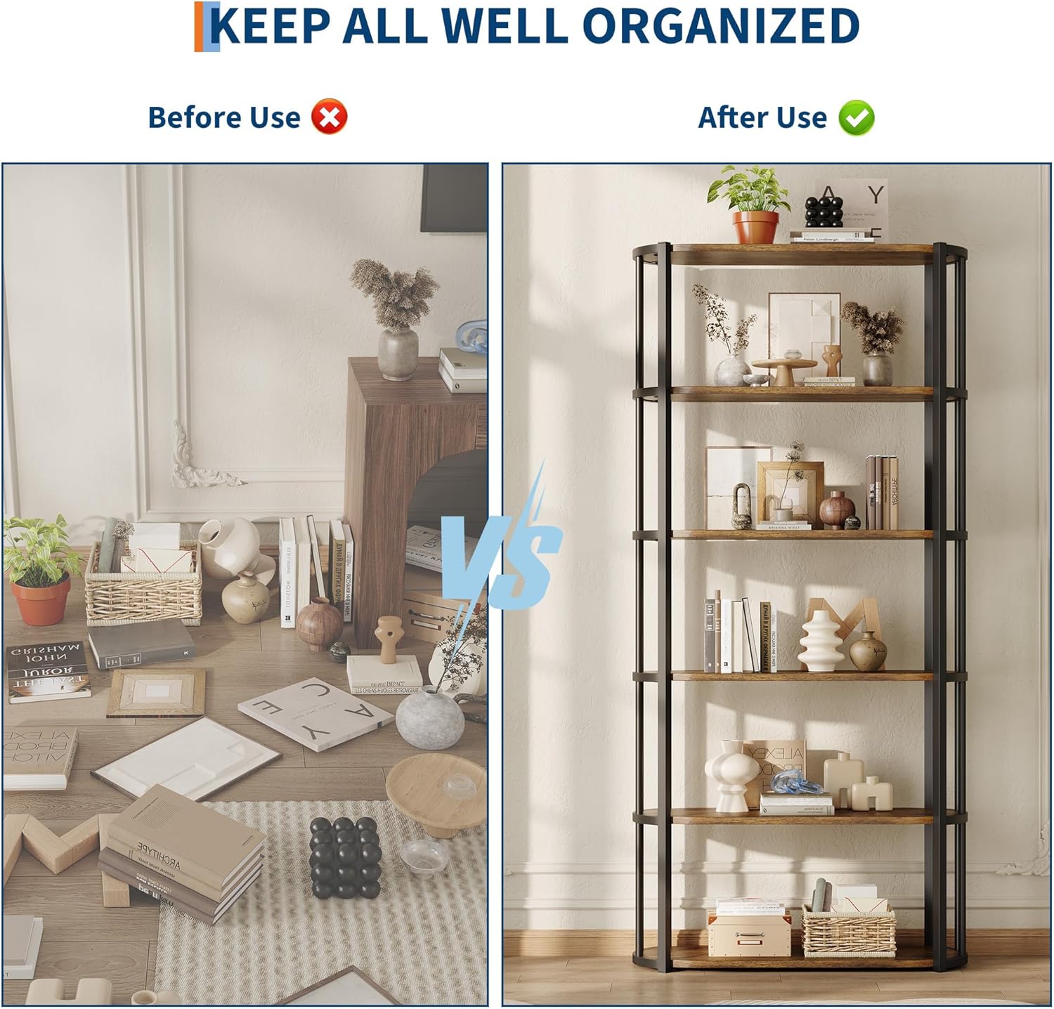 Qeetex DHZ-PHK-33S9M97K bookcases - View #7