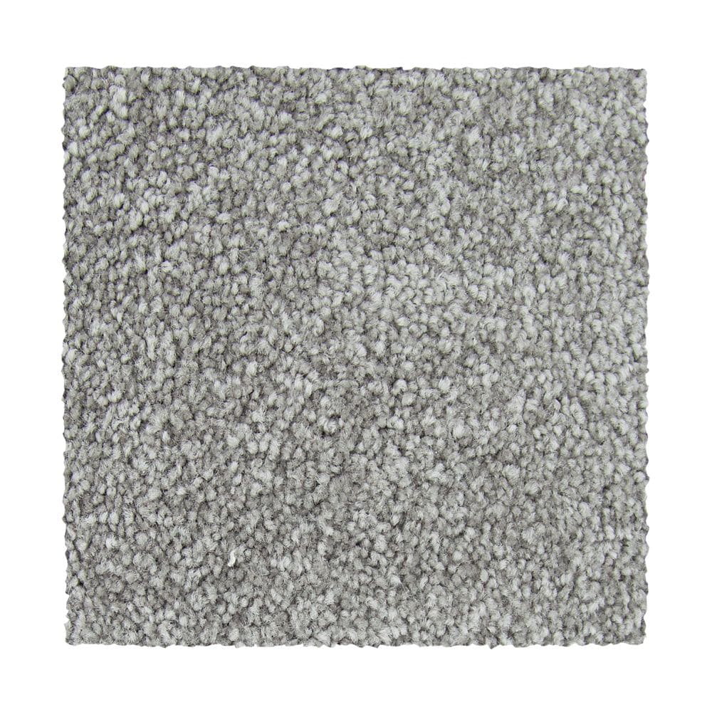STAINMASTER STP41-L012-0808 (Sample) Noble luxury Stone Passage Gray 55-oz sq yard Triexta Textured Indoor Carpet