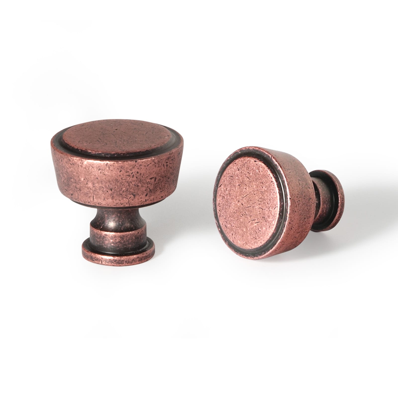 Miaokesen 1-1/4-in Antique Copper Mushroom Classic Cabinet Knob 6 -Pack #2231AC-DK