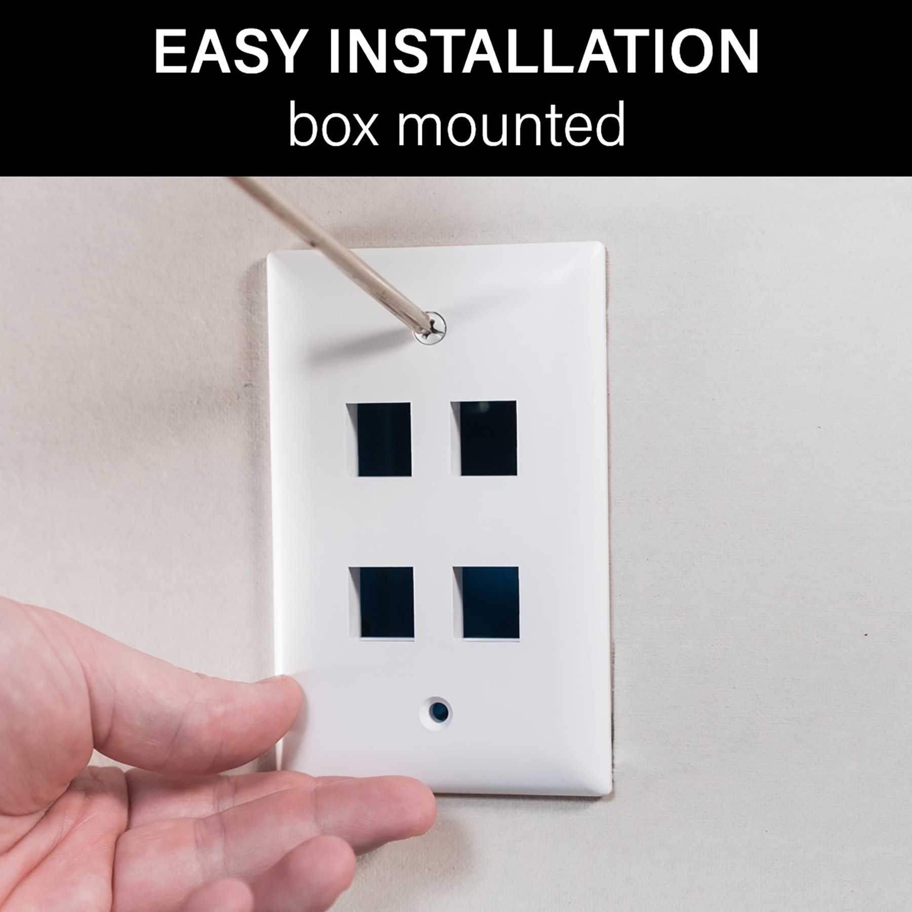 On-Q/Legrand F3404-WH-V1 Electrical-Wall-Plates - View #3