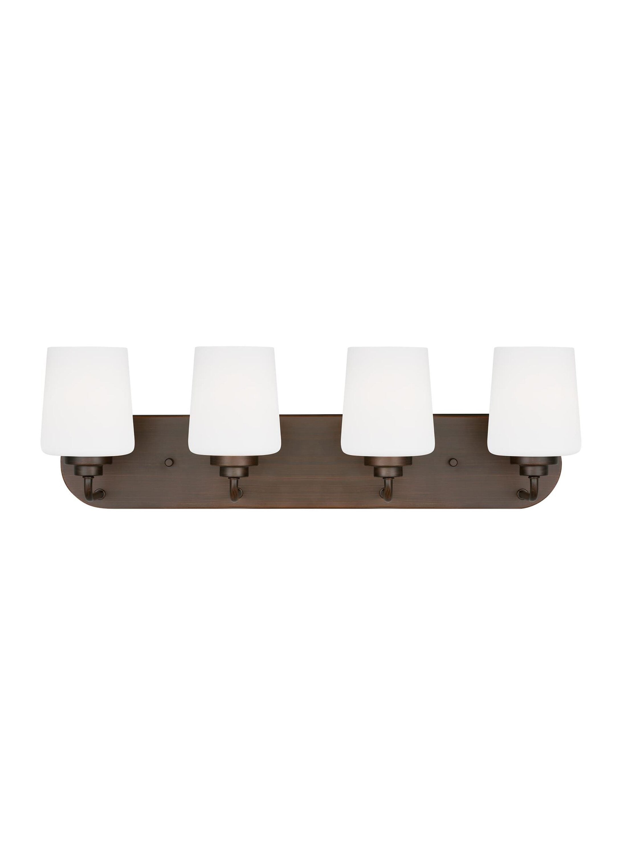 Generation Lighting 4402804EN3-710 Windom 24.375-in 4 -Light Bronze Traditional Vanity light