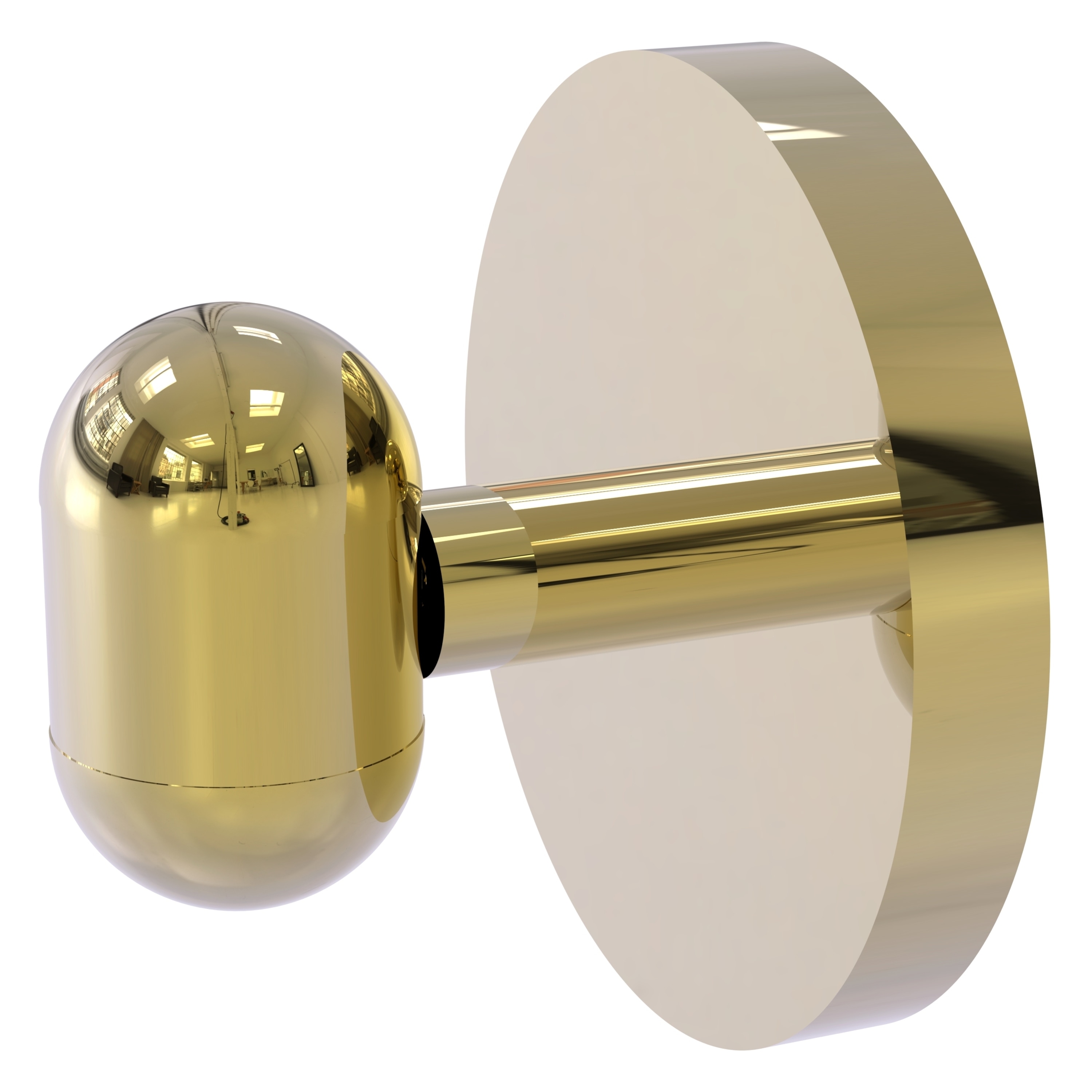 Allied Brass TA-20-UNL Tango Unlacquered Brass Single -Hook Wall mount Towel Hook