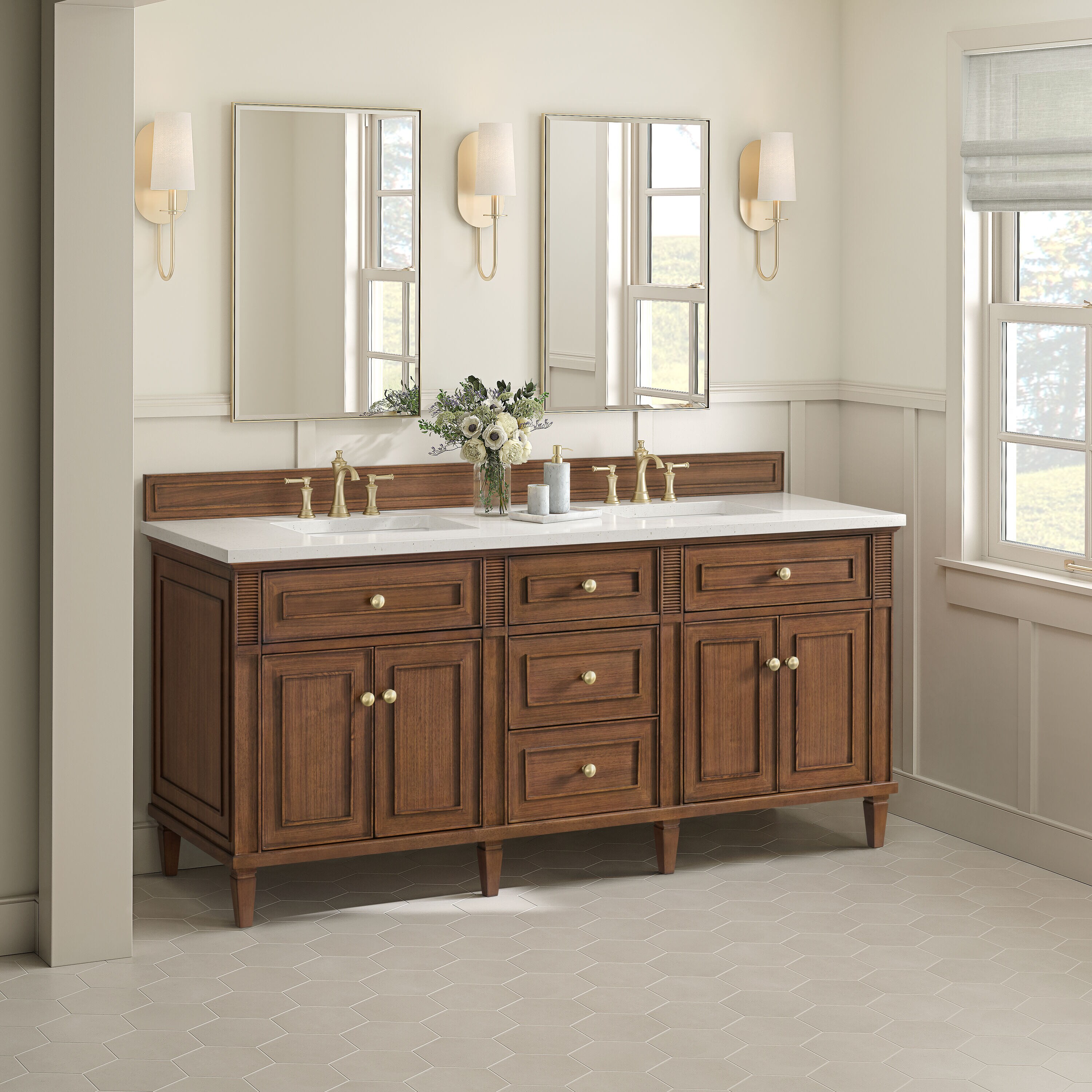 James Martin Vanities 424-V72-WLT-3WZ Bath-Vanity-Combo - View #3