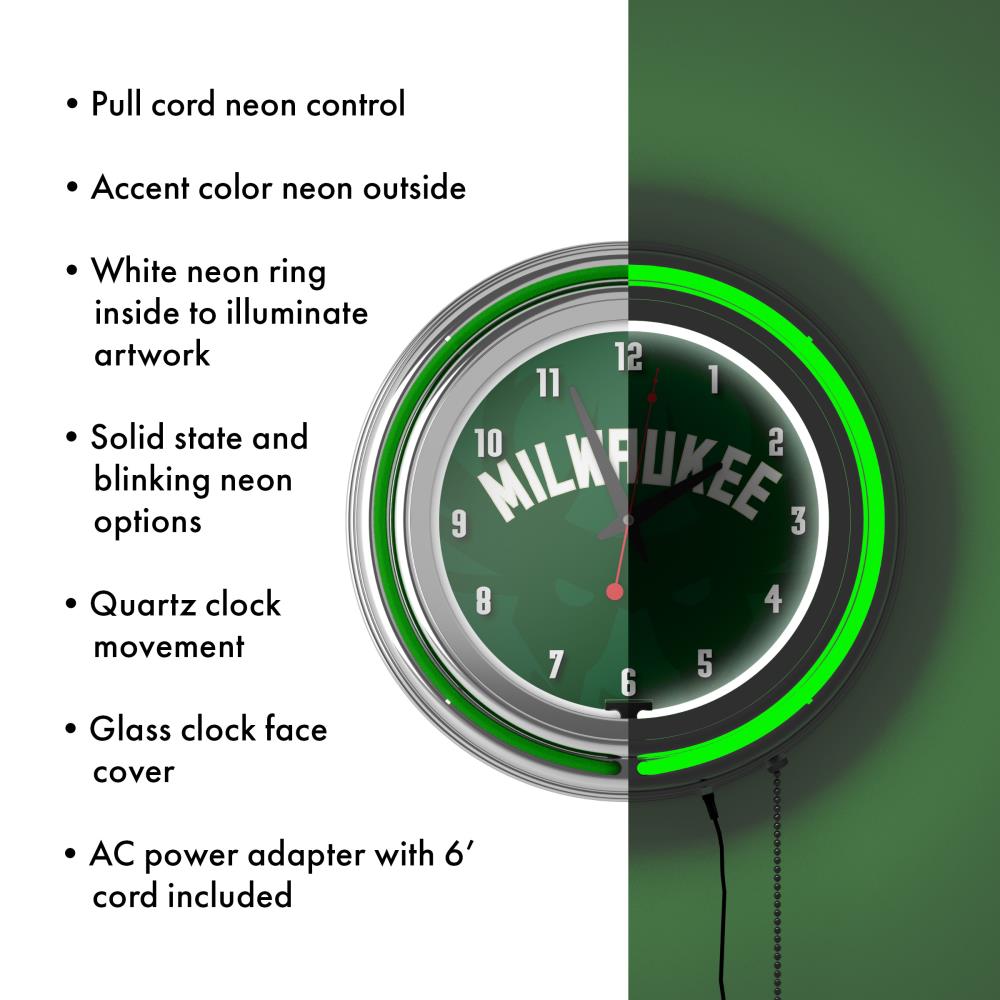 Trademark Gameroom NBA1400-MB2 Indoor-Outdoor-Clocks - View #3