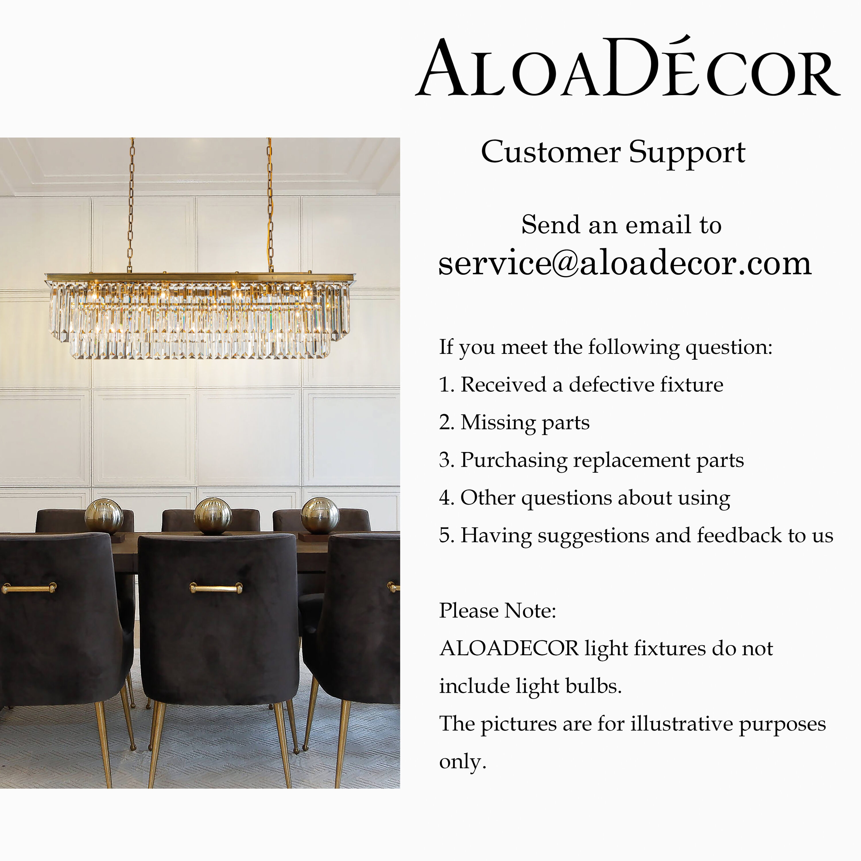 AloaDecor Lighting L7079D127AB11A b090015 - View #7