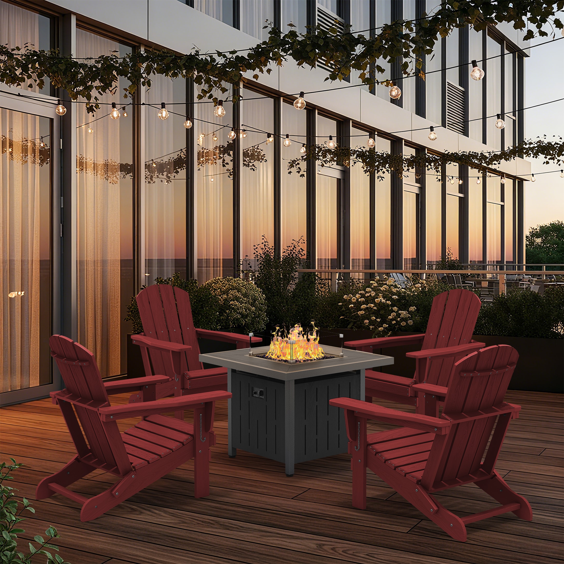 Serwall SW-RFFC-RD Patio-Chairs - View #2