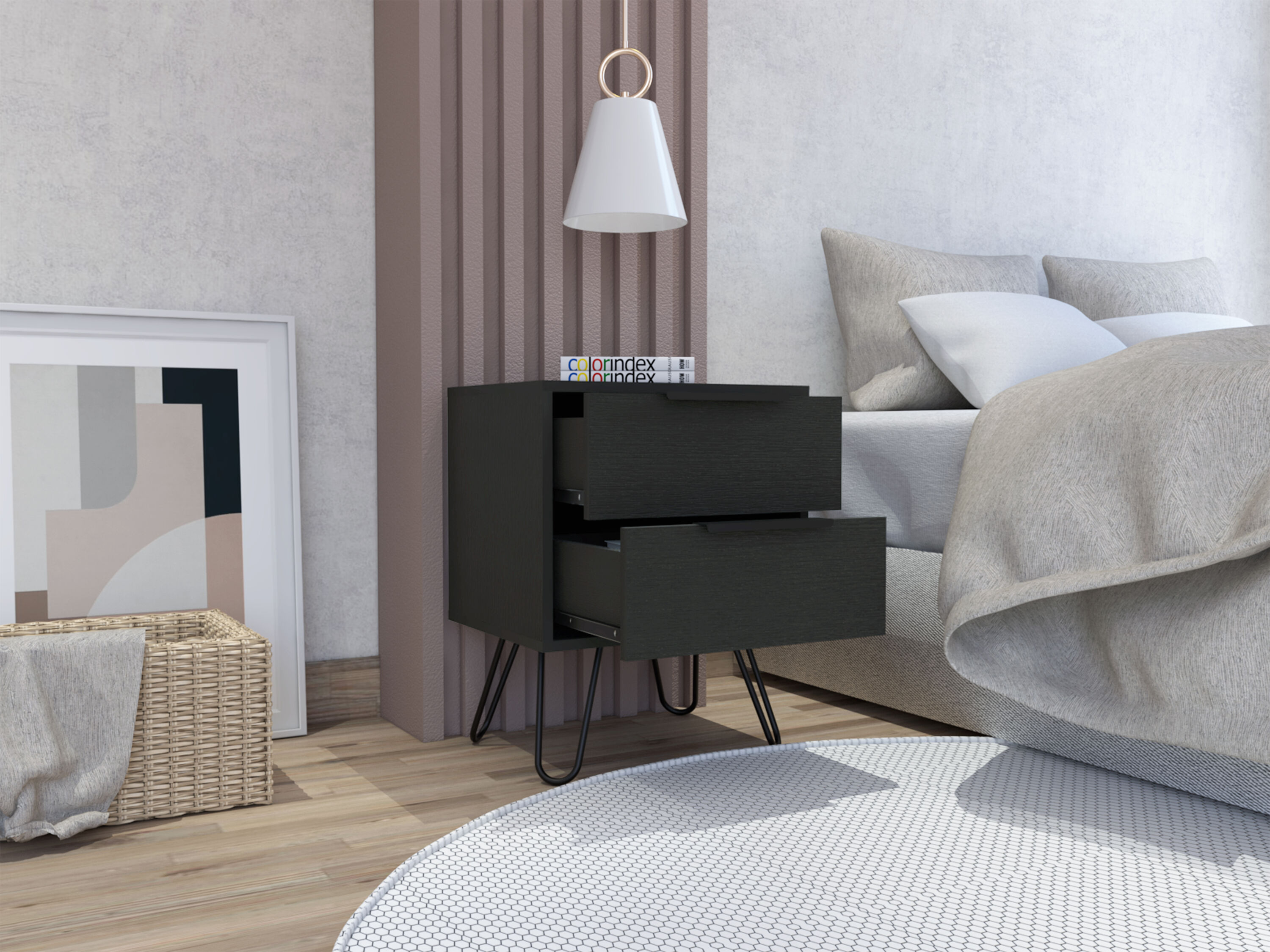 GLANZEND 6514QN2DN nightstands - View #4