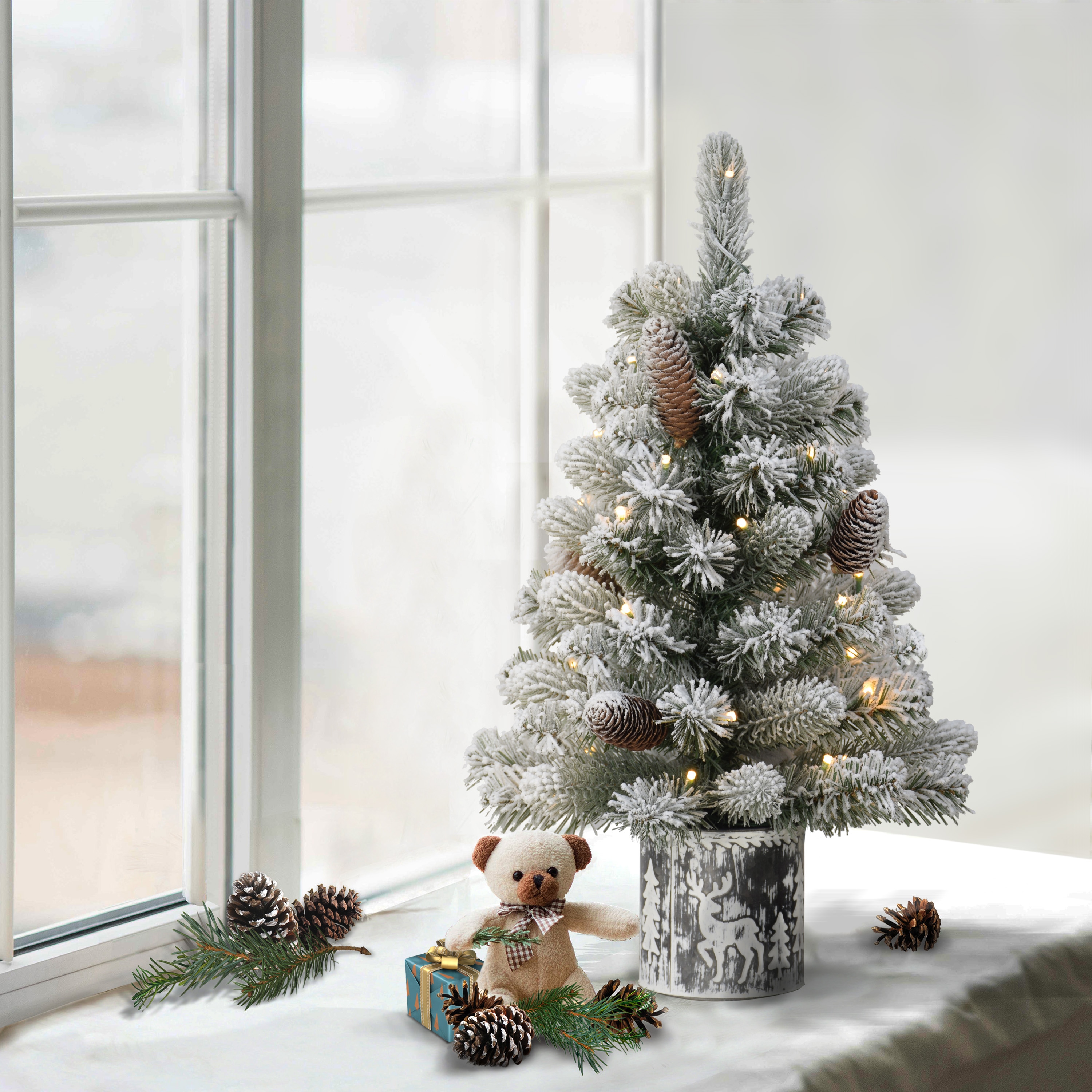 Puleo International 1833-ST20LW035A-BO Artificial-Christmas-Trees - View #4