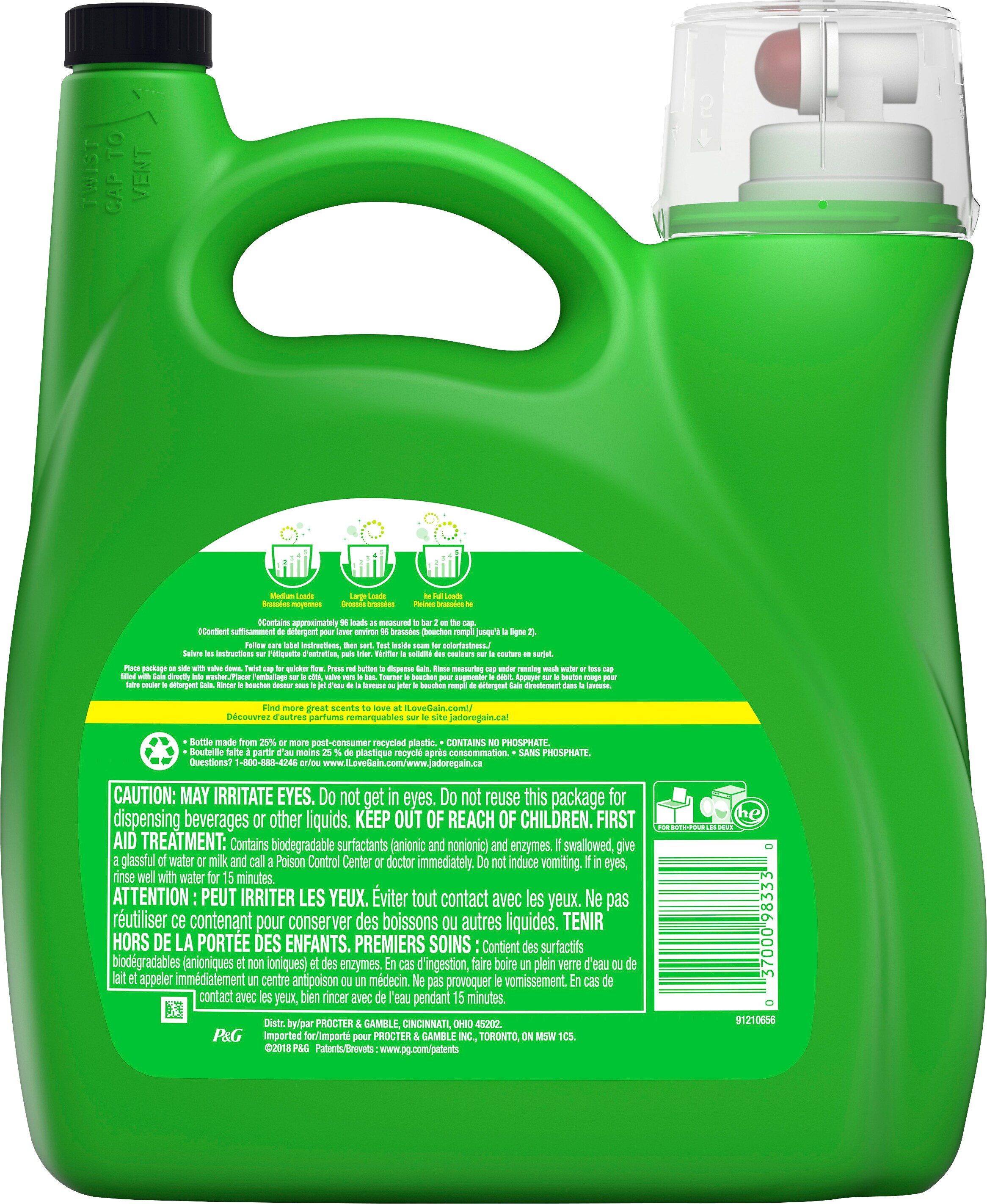 Gain 3700098333 Laundry-Detergent - View #2