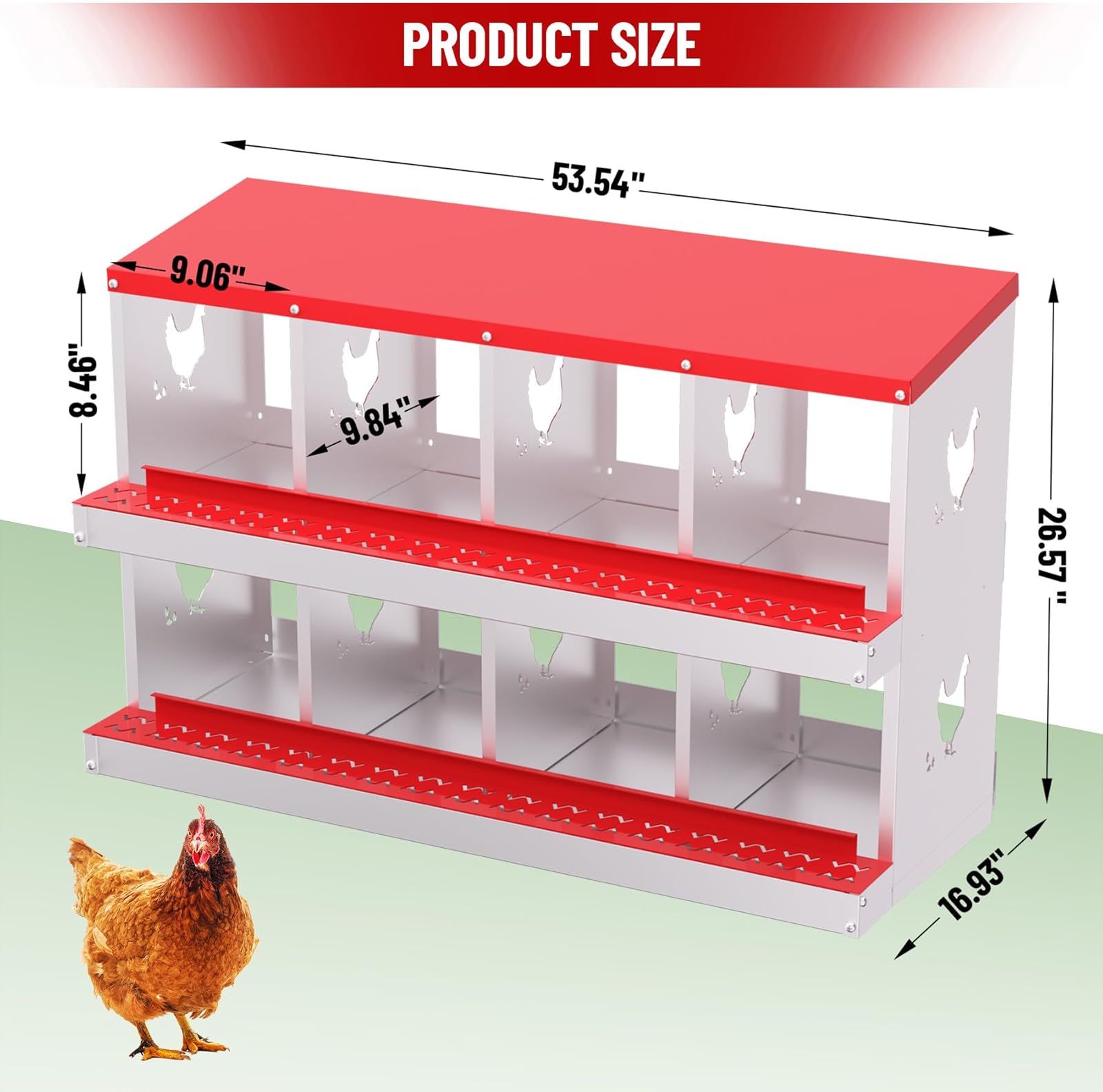 Qeetex WLS-PHO-348SS85U Chicken-Coops-Rabbit-Hutches - View #2