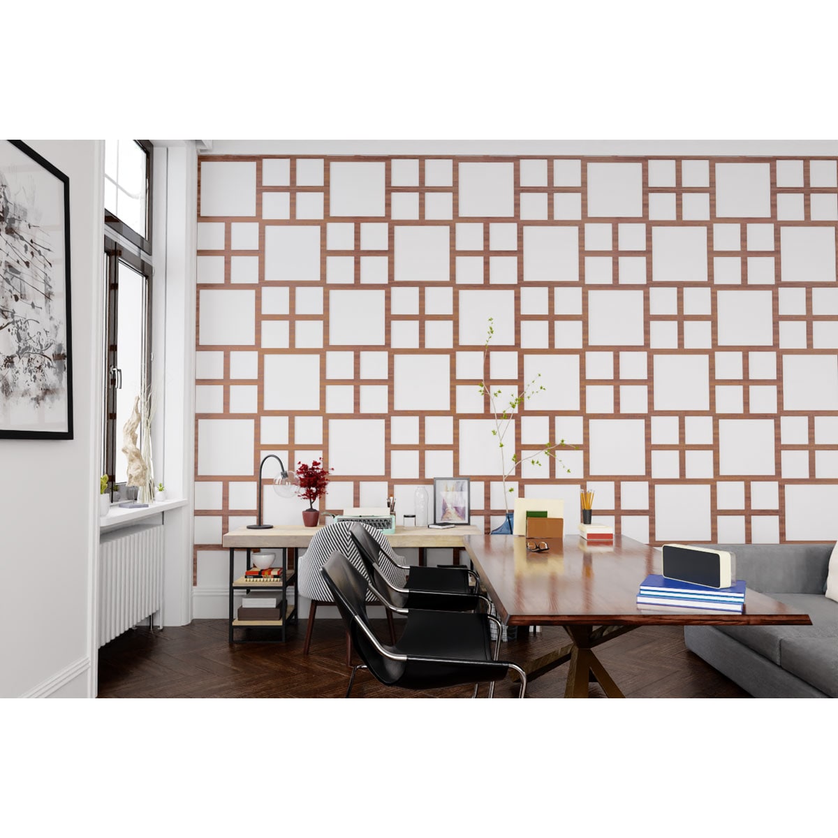 Ekena Millwork WALW08X08X0375BURRO Wall-Panels - View #7