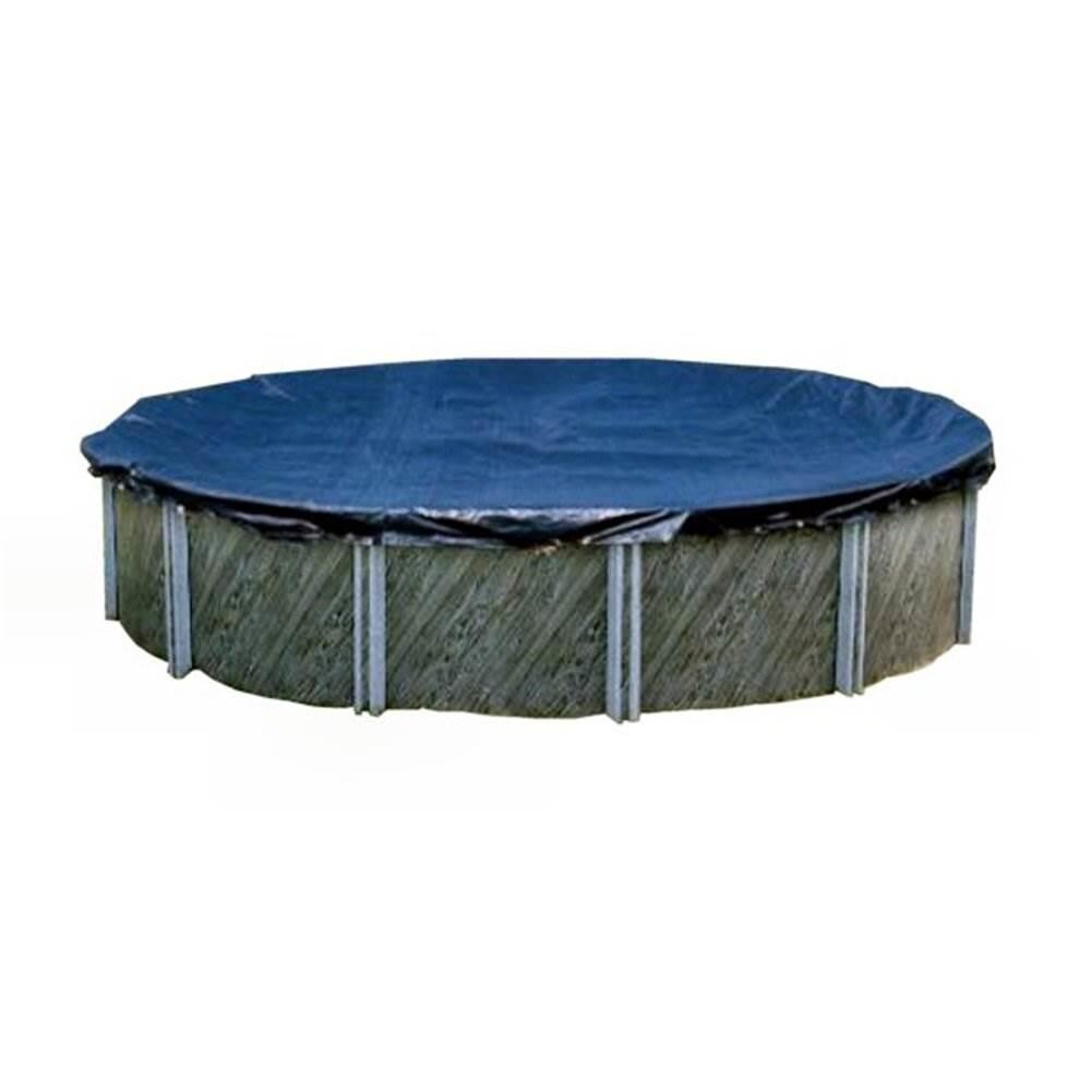 Swimline 30-ft x 30-ft PCO834 Polyethylene Winter Round Pool Cover in the  Pool Covers department at