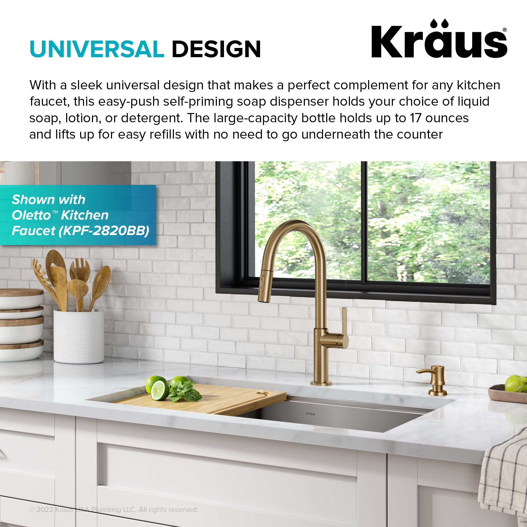 Kraus KSD-54BB Soap-Lotion-Dispensers - View #5