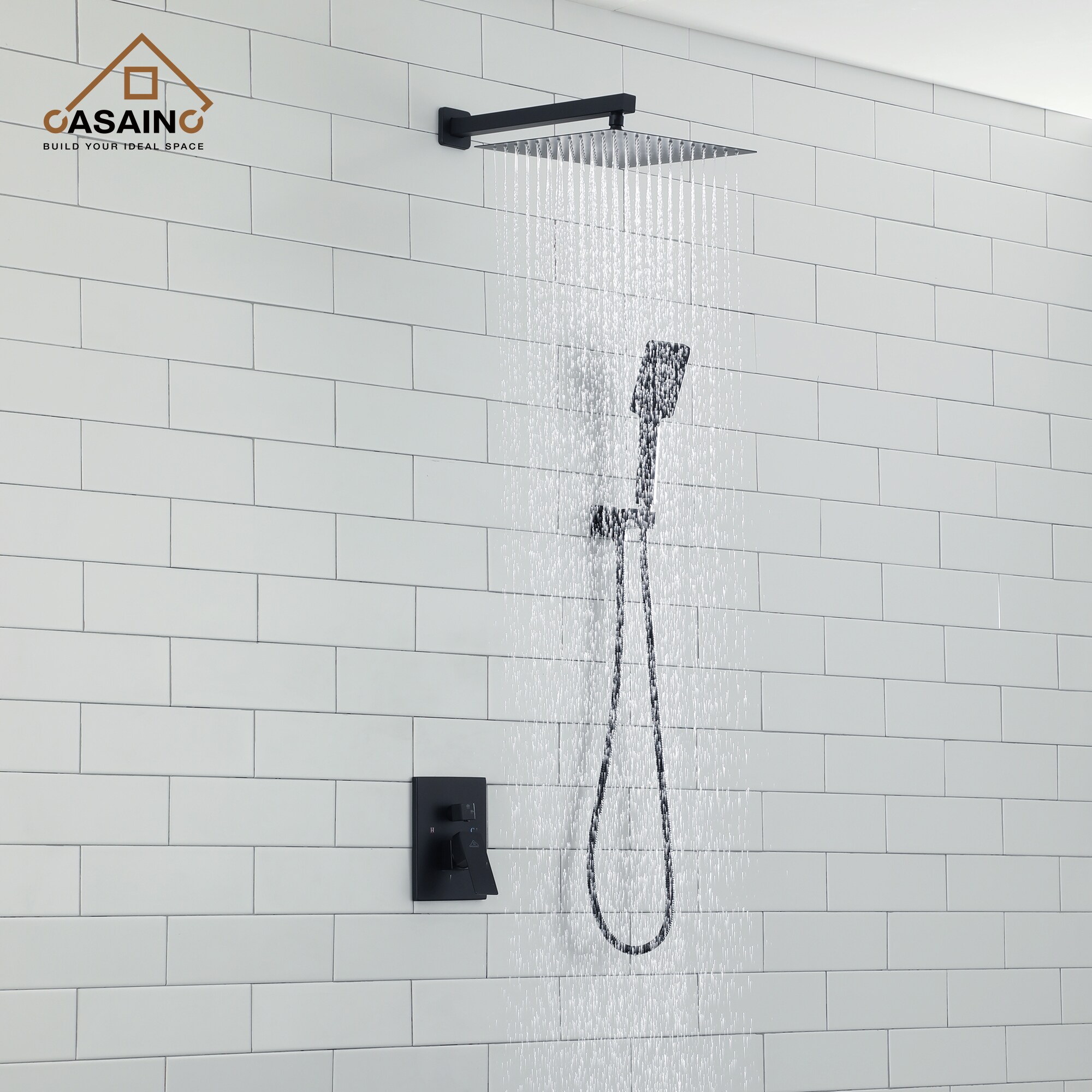 CASAINC OY-98A1202-MB Showerhead-Bar-Panels - View #4