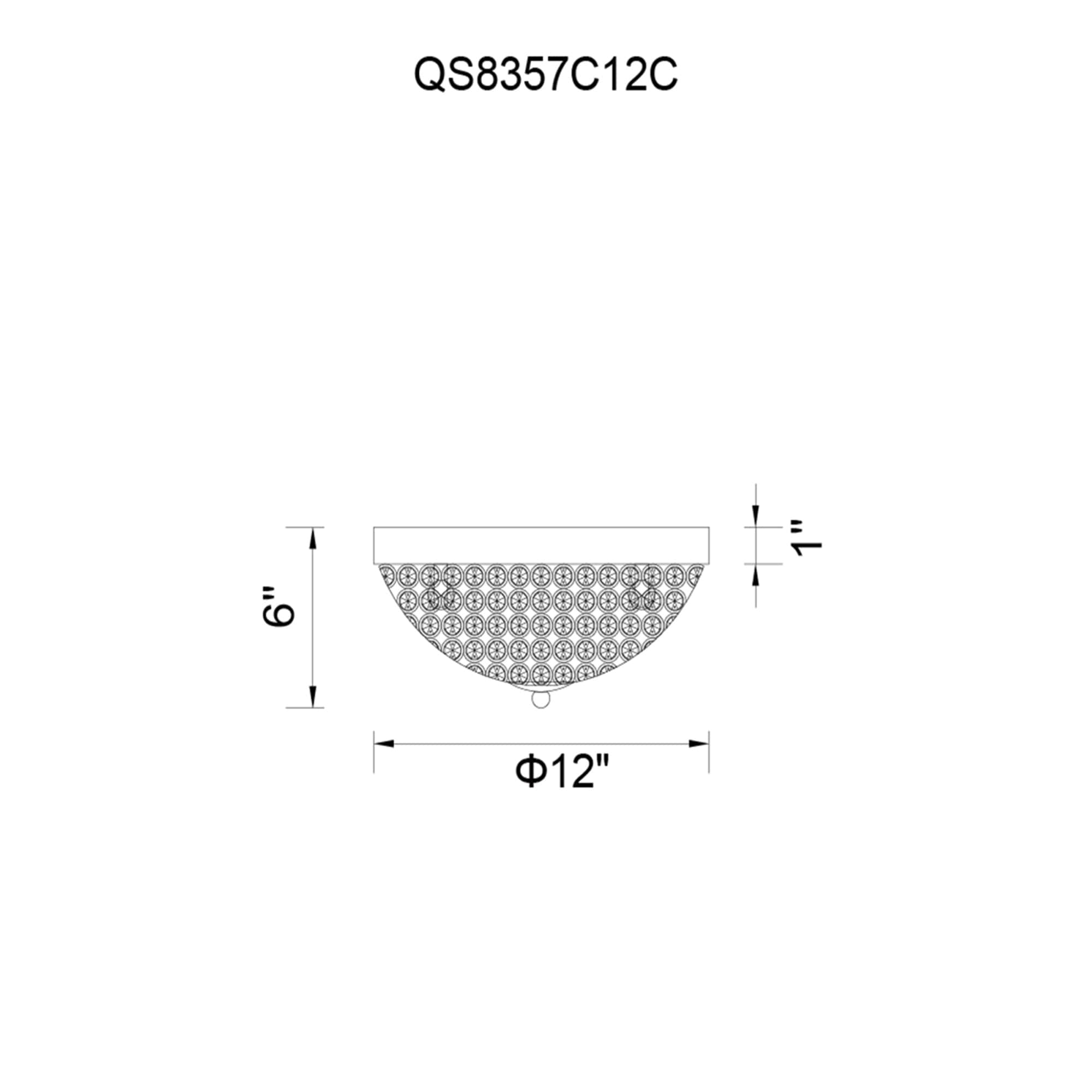 CWI Lighting QS8357C12C flushmounts - View #8