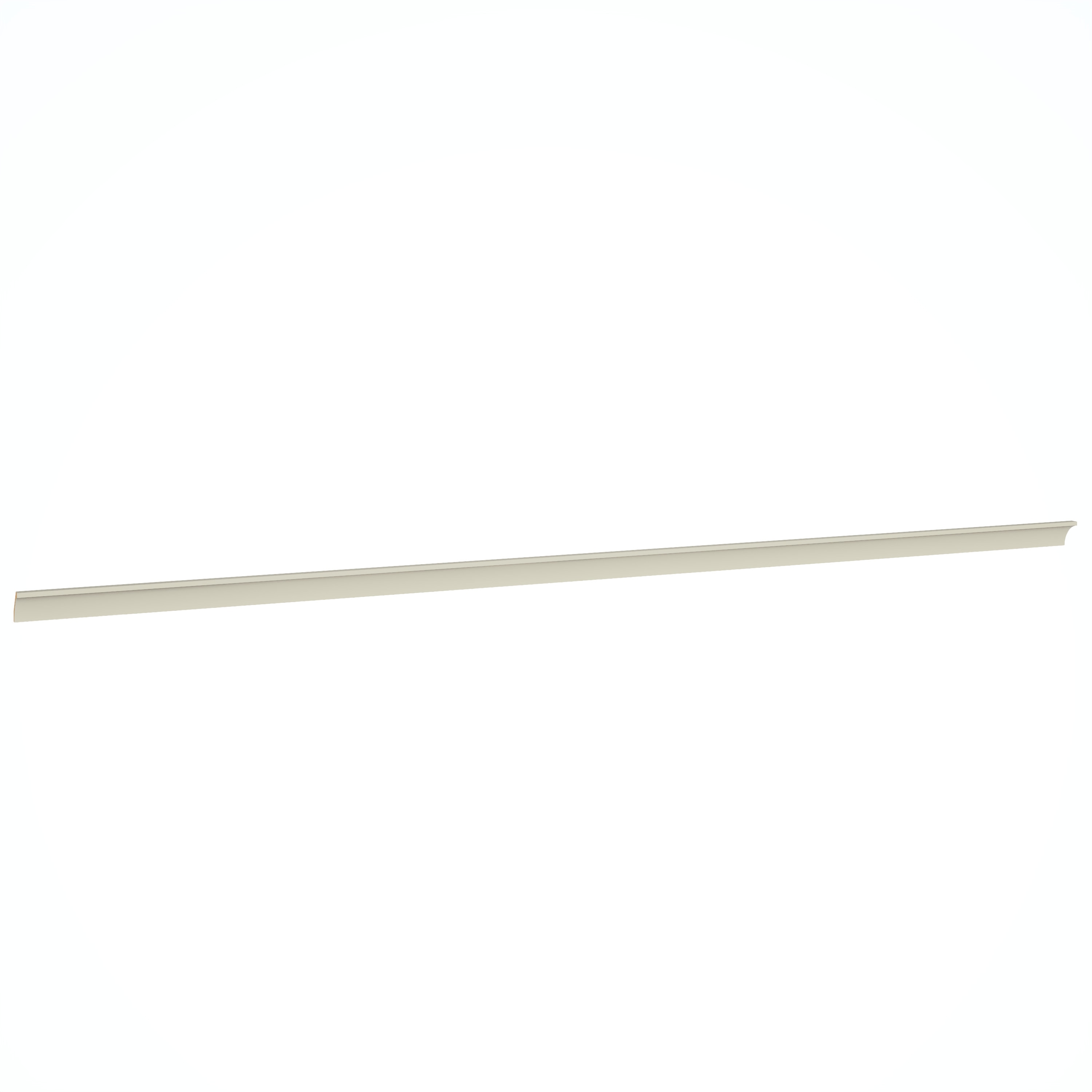 Diamond Express 61D-SMCOVECROWN8 Cabinet Crown Moulding 96-in W x 2.3-in H x 2.5-in D Icy Avalanche Painted (Cove Crown Molding)