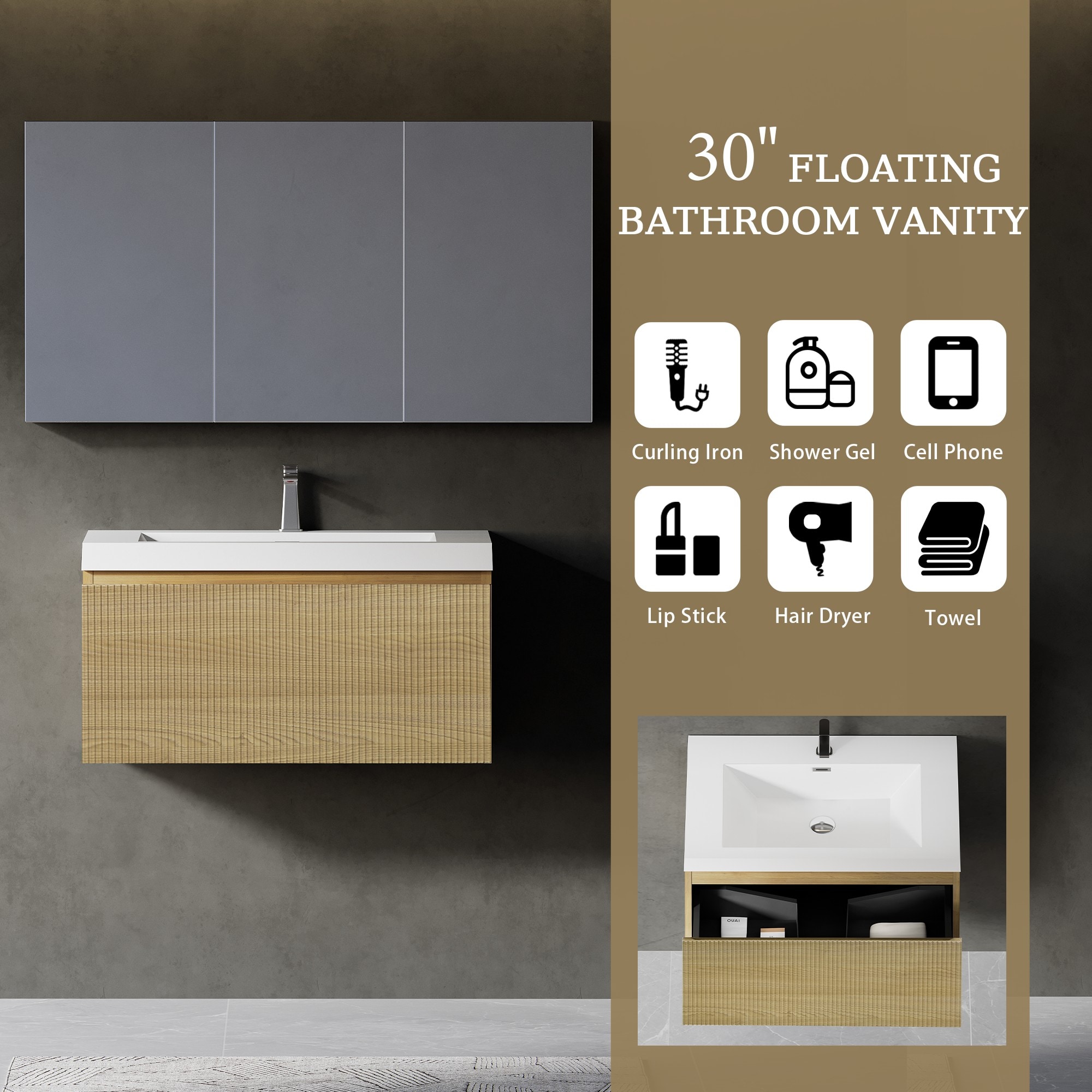 Forclover SGVT-P265195 Bath-Vanity-Combo - View #2