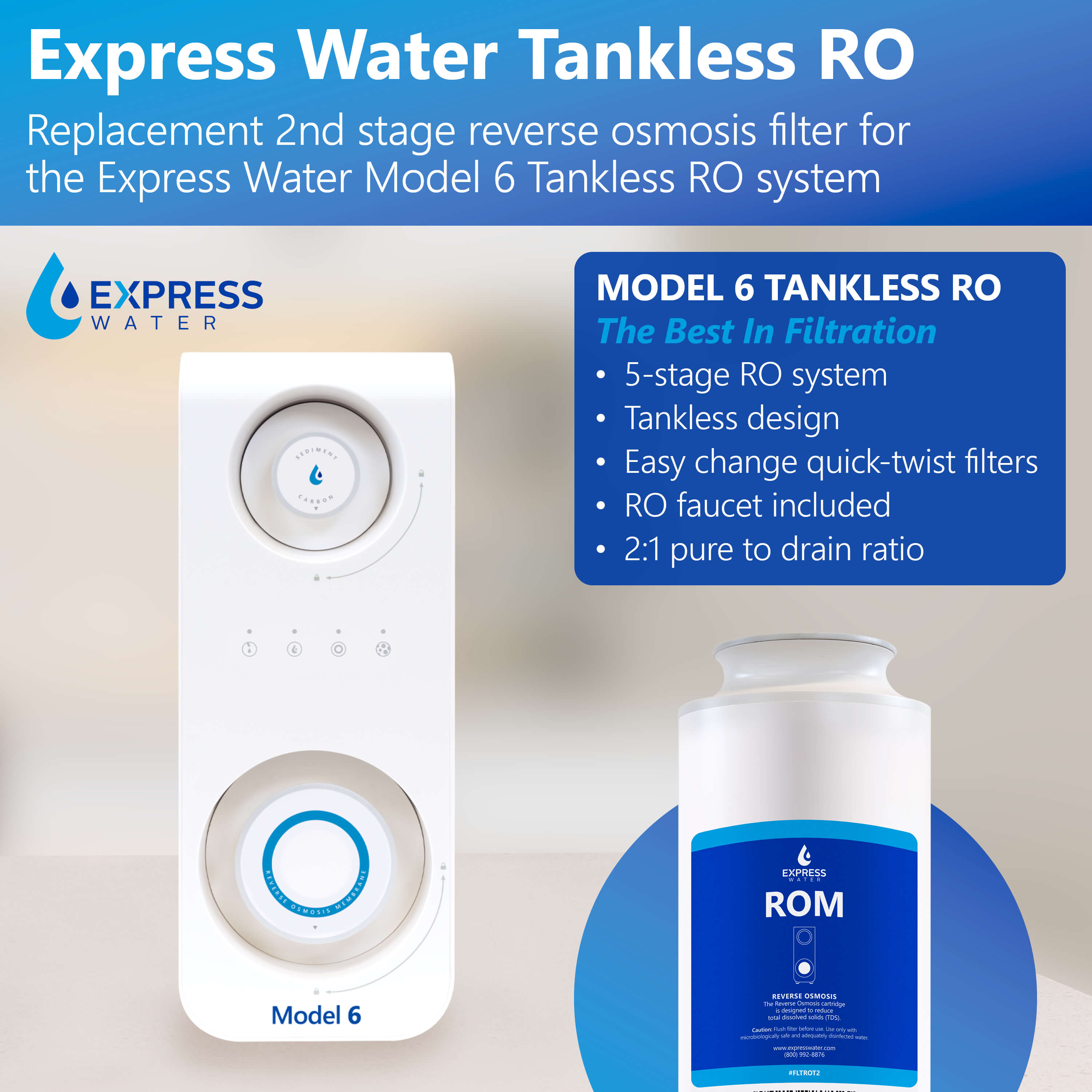 Express Water FLTROT2 Replacement-Water-Filters-Cartridges - View #2