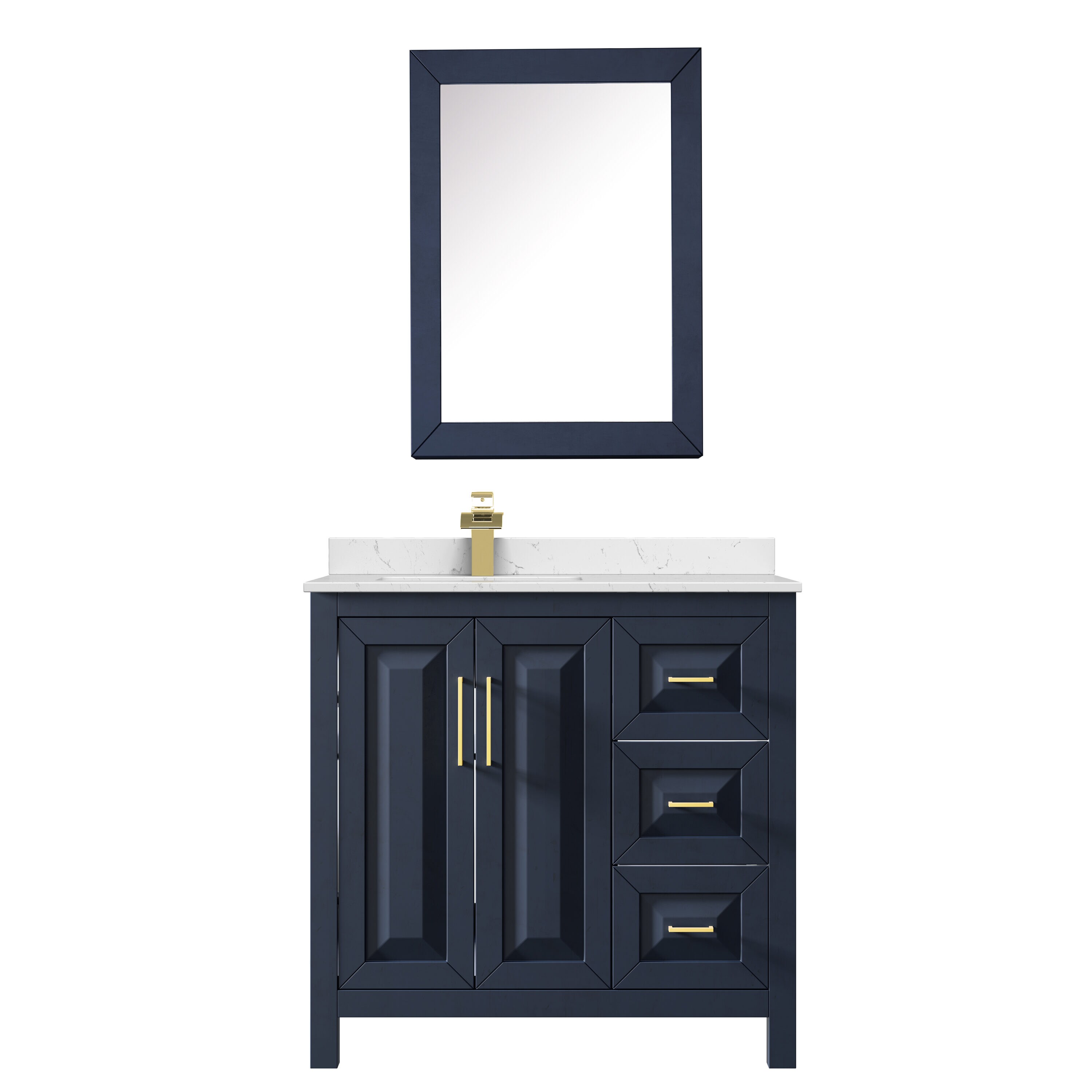 Wyndham Collection WCV252536SBLC2UNSM24 Bath-Vanity-Combo - View #3