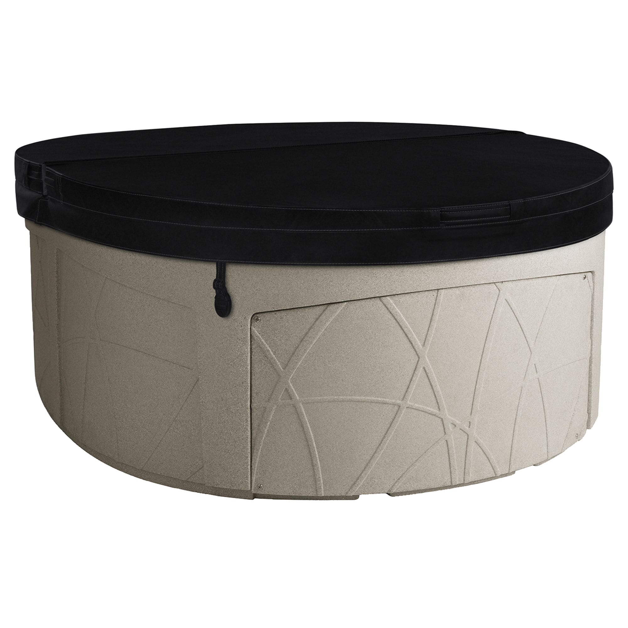 Lifesmart 403320 Spas 13 Jet 4 -Person Round Hot Tub (Cover Included)
