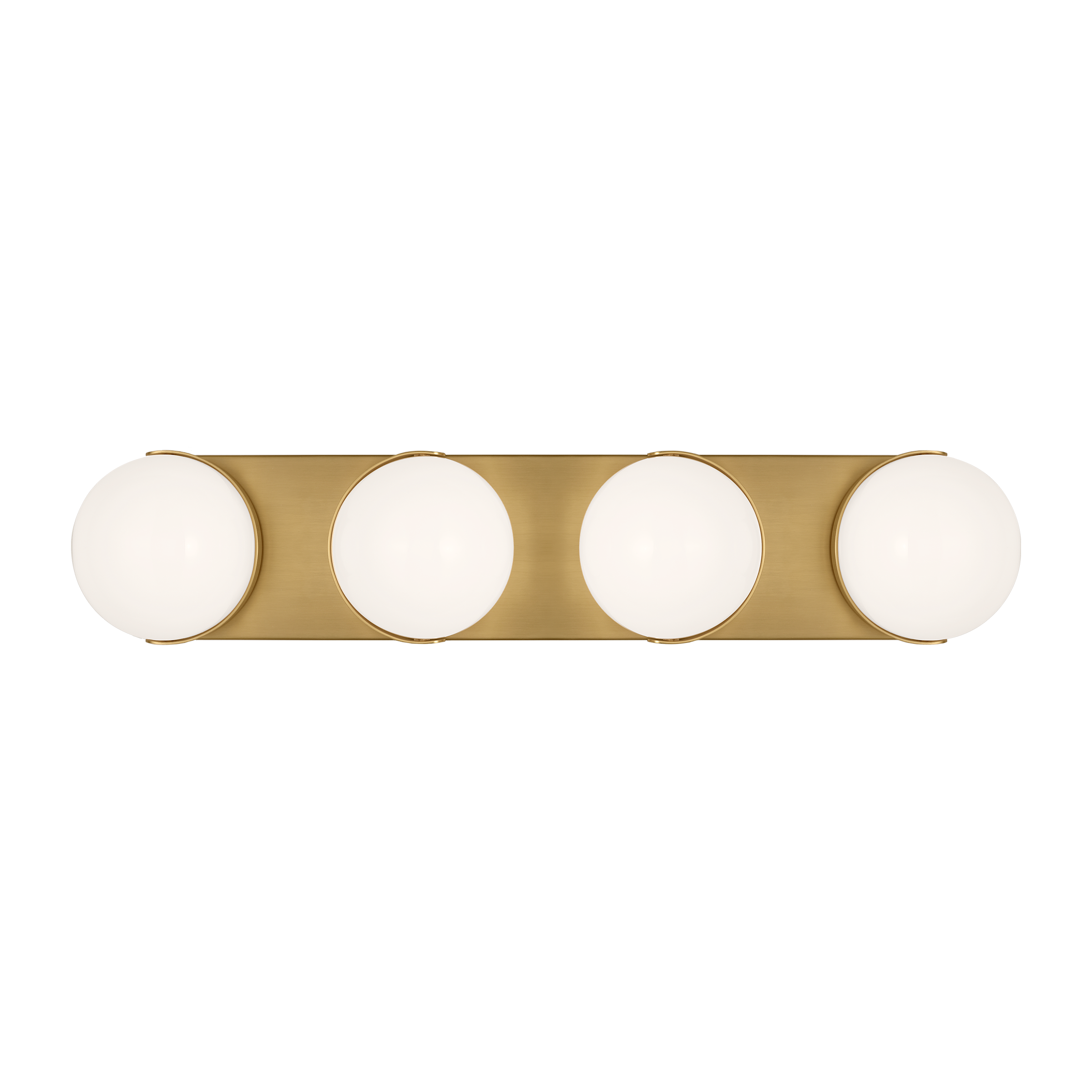 ED by Ellen DeGeneres EV1024BBS-L1 Syrie 25.125-in 4 -Light Brass Integrated LED Modern/contemporary Vanity light