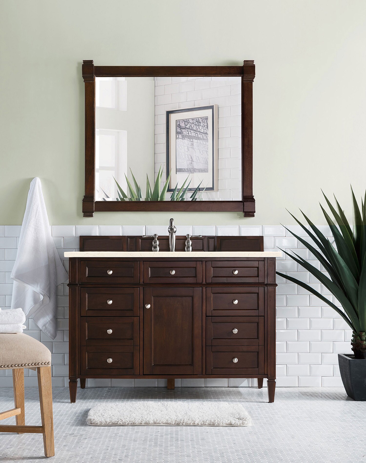 James Martin Vanities 650-V48-BNM-3EMR Bath-Vanity-Combo - View #2