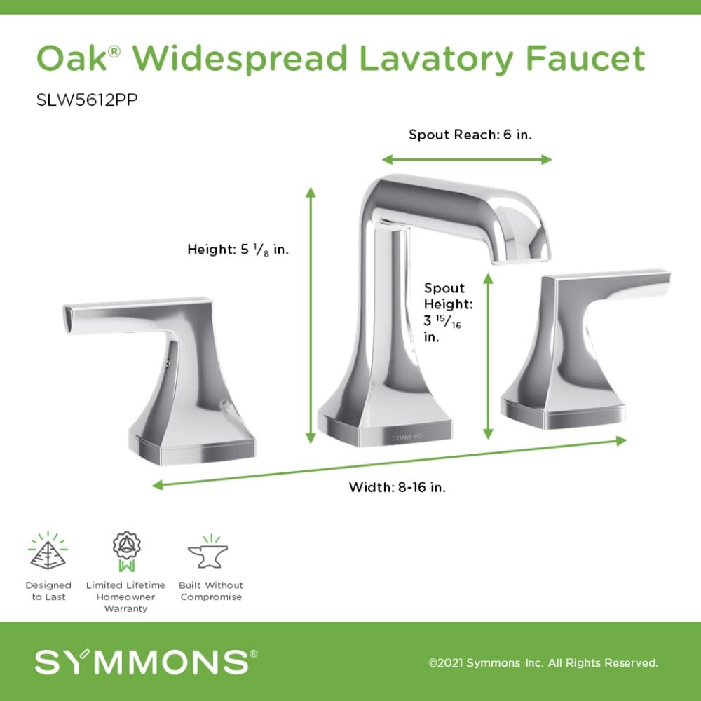 Symmons SLW5612PP Lavatory-Faucets - View #3