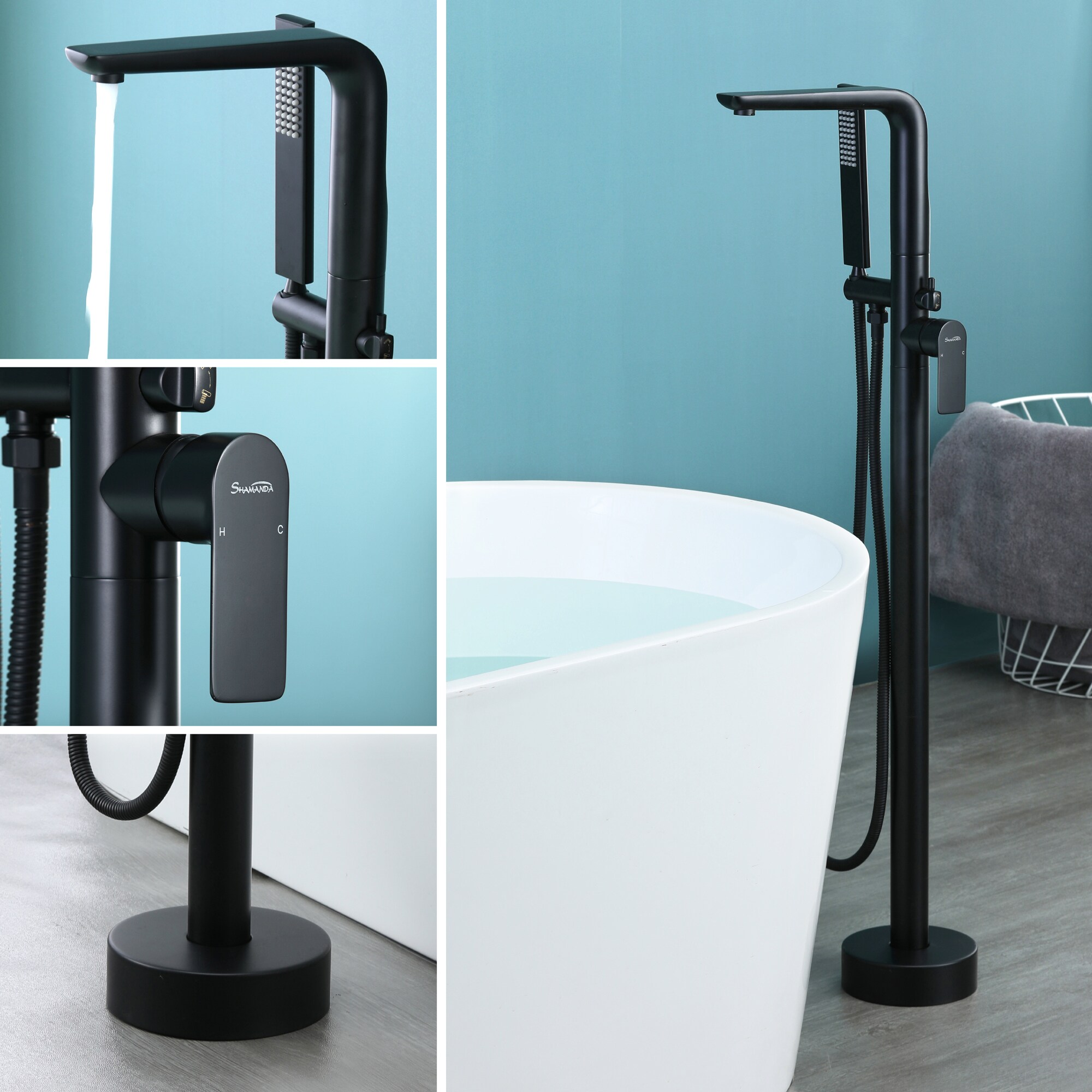 AAZJ NBC-CM64189CL Roman-Tub-Faucets - View #10