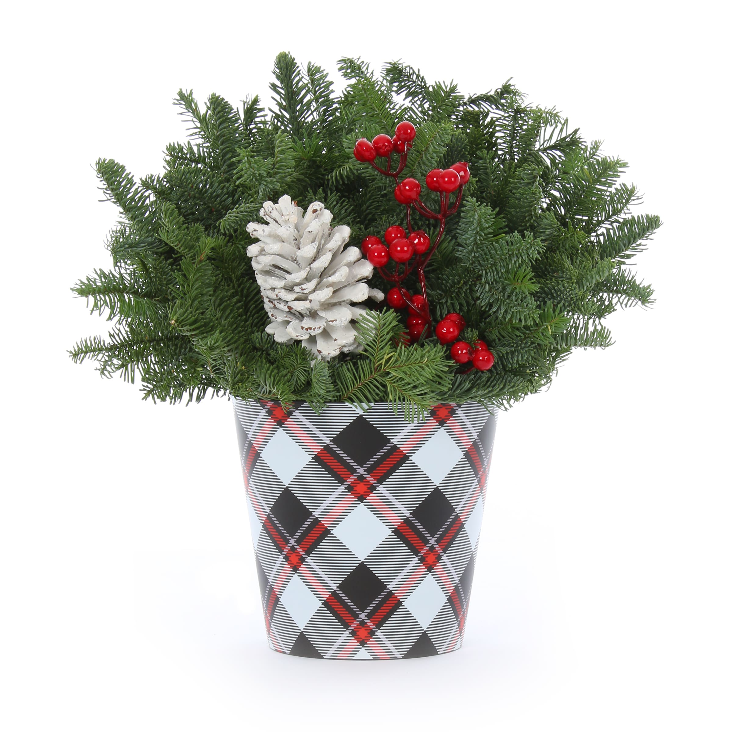 Fresh Christmas Greenery Bouquet in the Fresh Christmas Decorations  department at