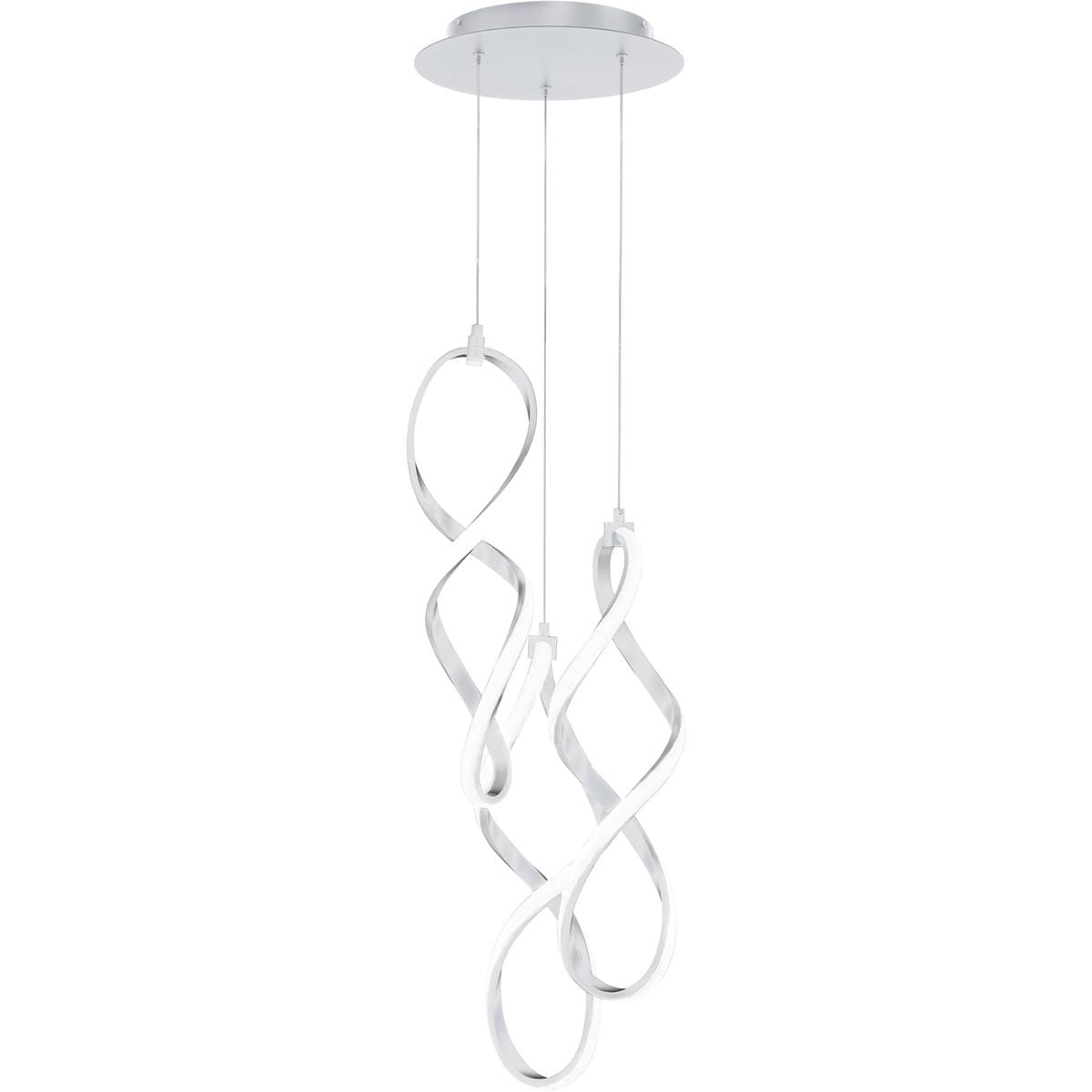WAC Lighting - PD-47803R-CH Interlace LED 1175 inch Chrome Multi-Light Pendant Ceiling Light dweLED