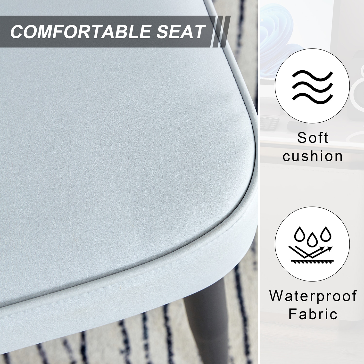 SINOFURN SYA290002GY Dining-Chairs - View #2