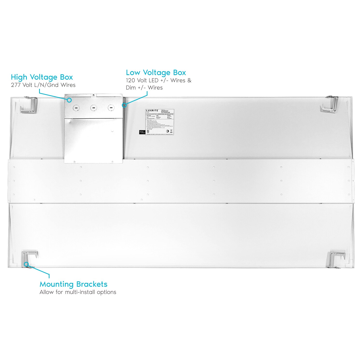 Luxrite LR25137-2PK Led-Panel-Lights - View #4