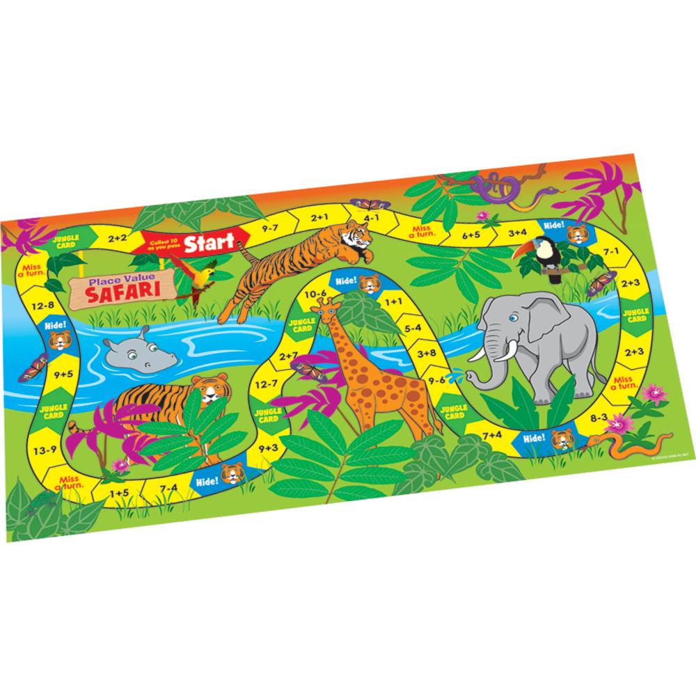 Didax place value safari educational game in the board games