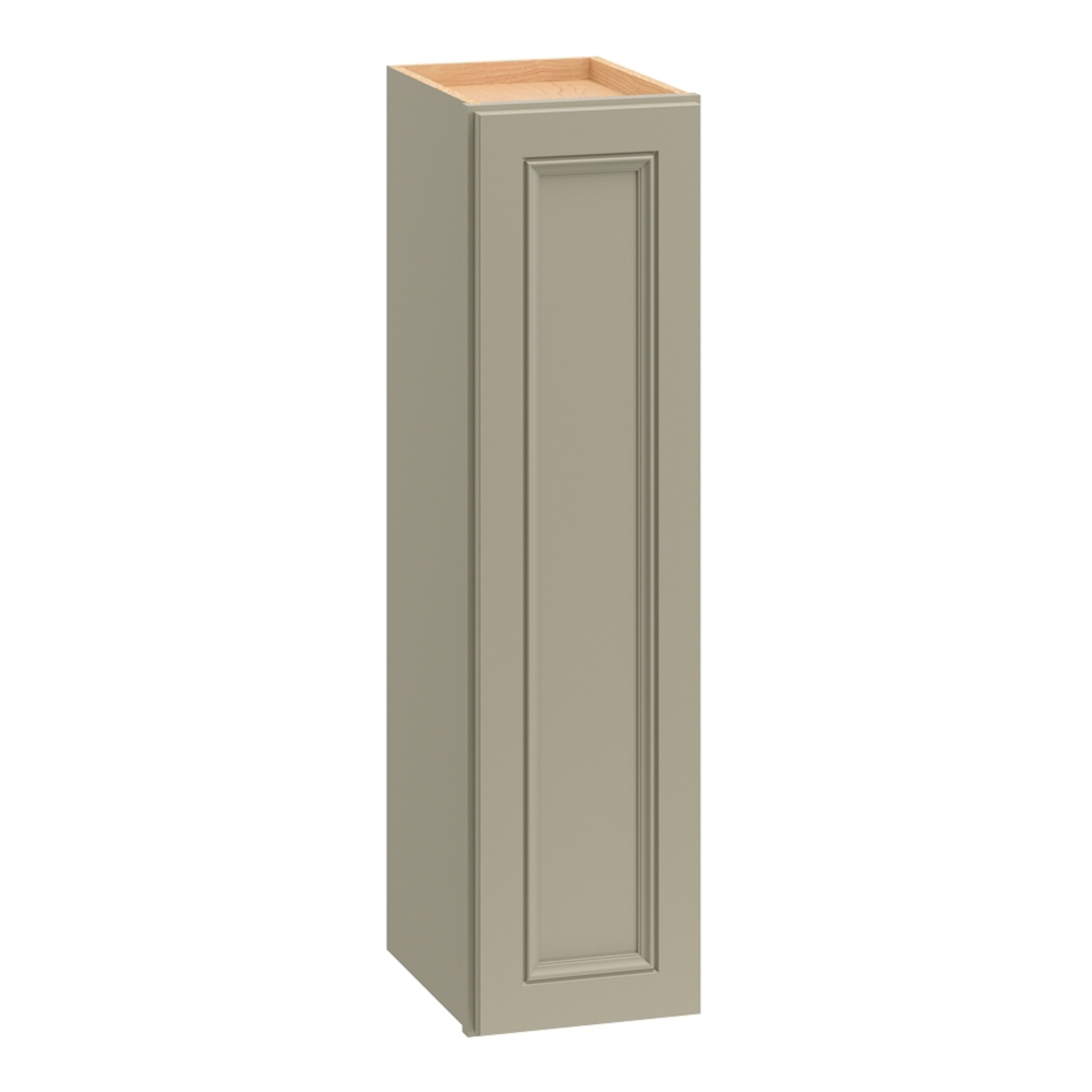 Diamond NOW G15 W0936R Wintucket 9-in W x 36-in H x 12-in D Cloud Gray Wall Fully assembled Cabinet (Recessed Panel Square)