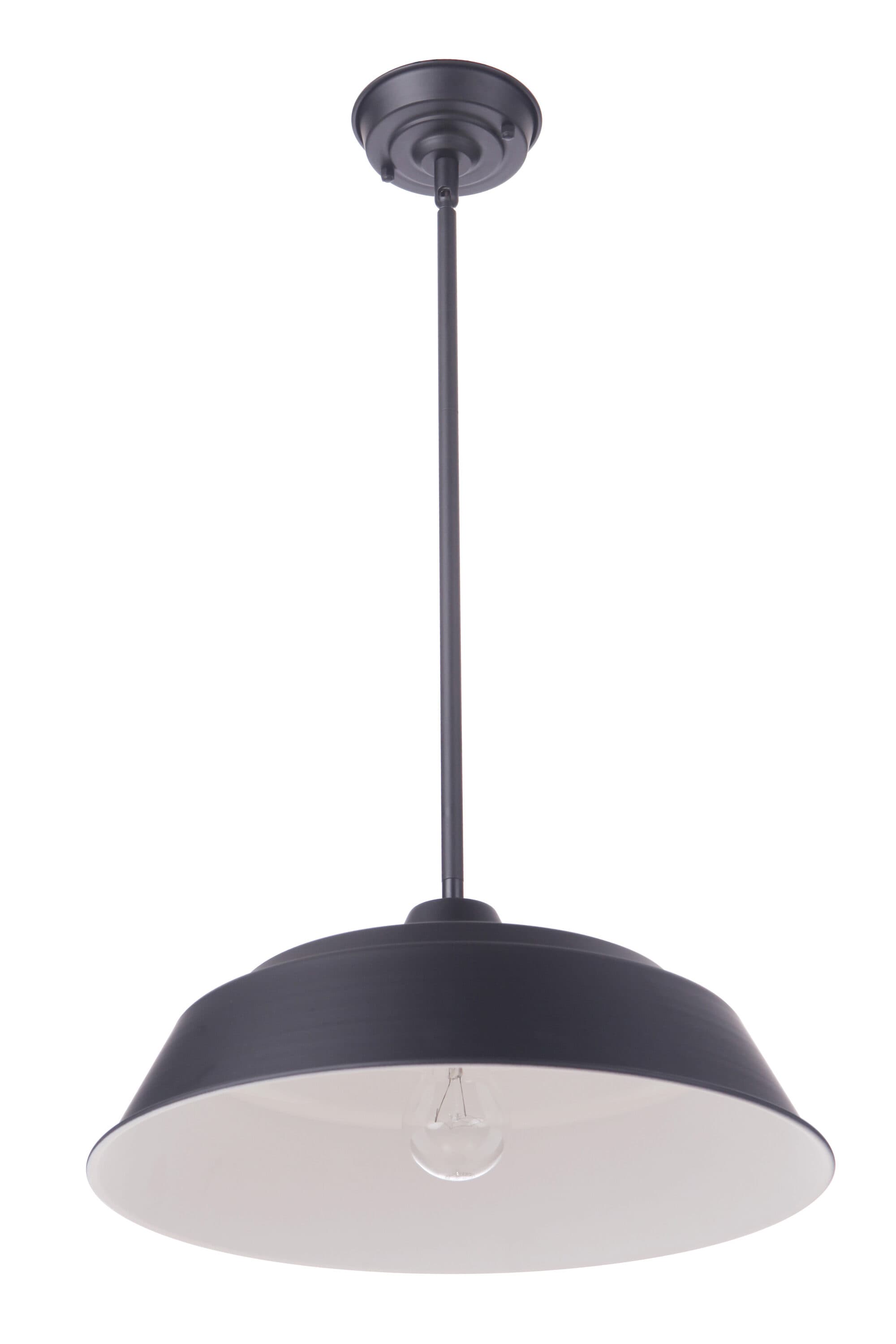 Midnight Aluminum 1-Light Indoor/Outdoor Pendant