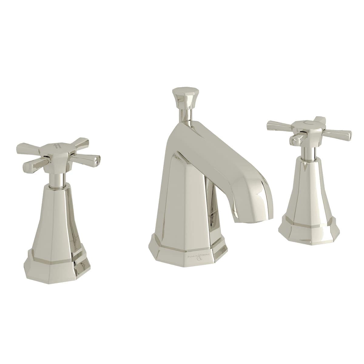 Rohl U.3142X-PN-2 Deco Widespread Lavatory Faucet